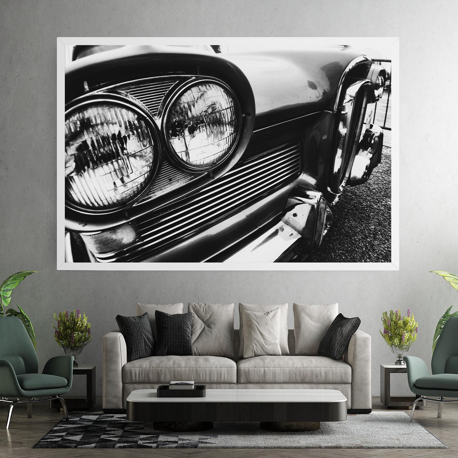 Tablou Canvas Old Closeup Car mockup 7