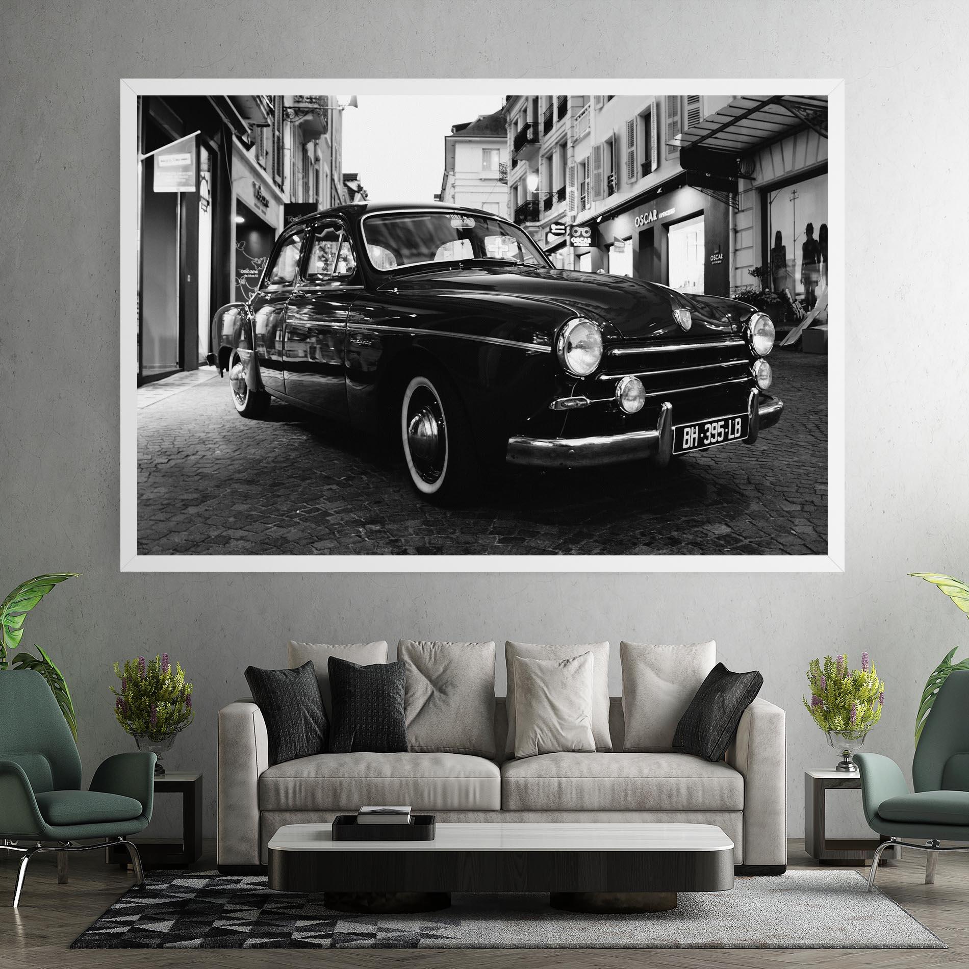 Tablou Canvas Pretty Black Car mockup 7