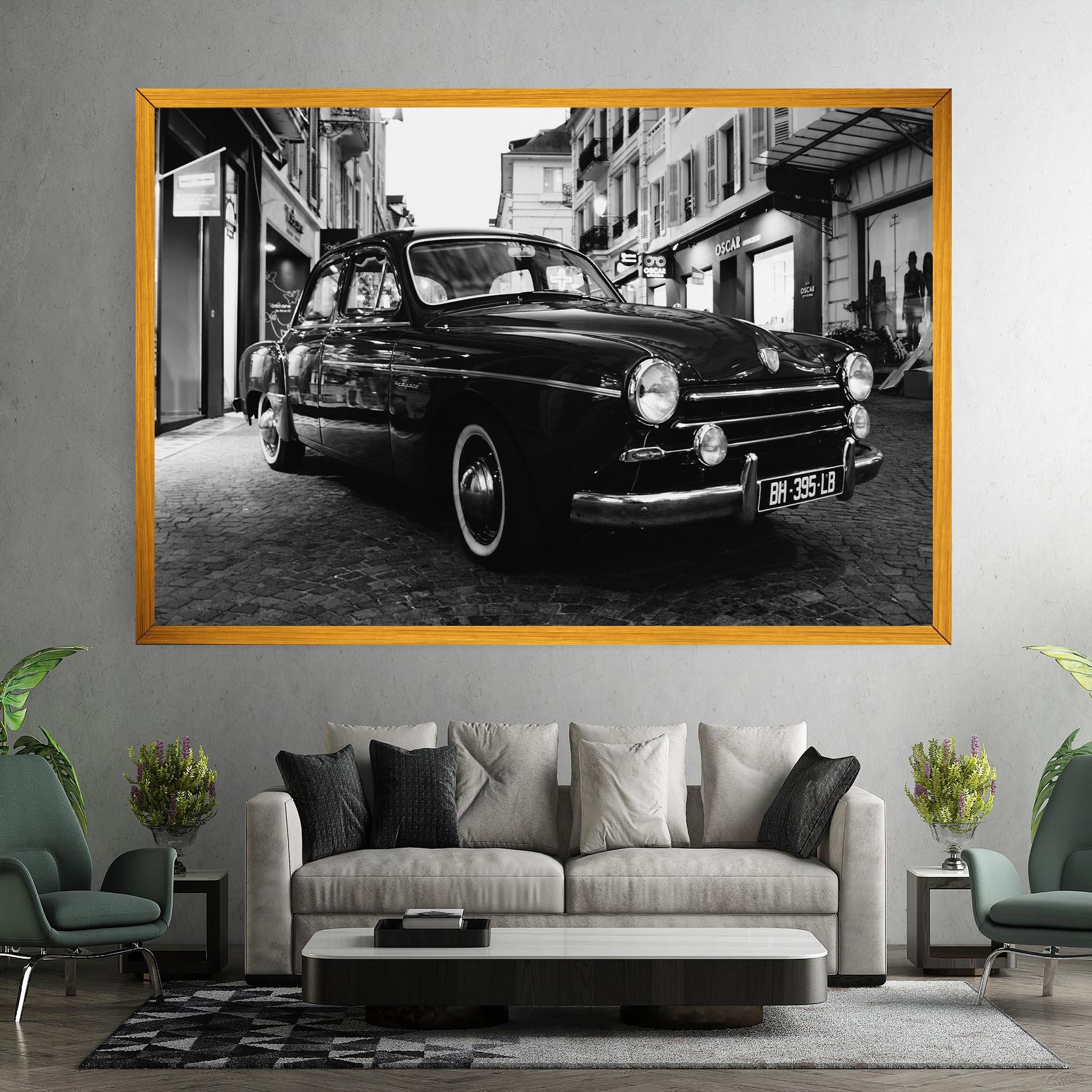 Tablou Canvas Pretty Black Car mockup 7