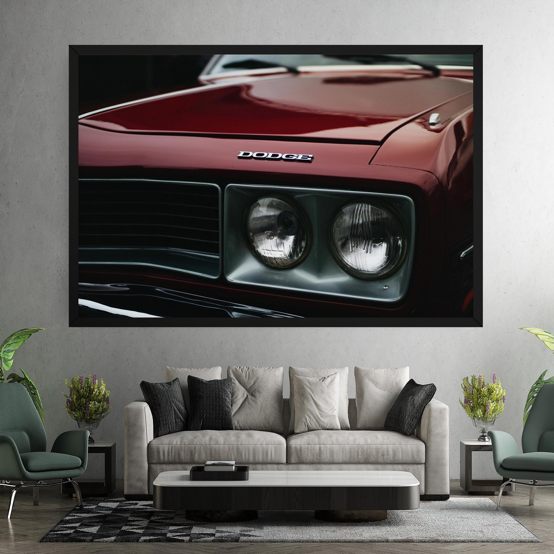 Tablou Canvas Dark Red Car mockup 7