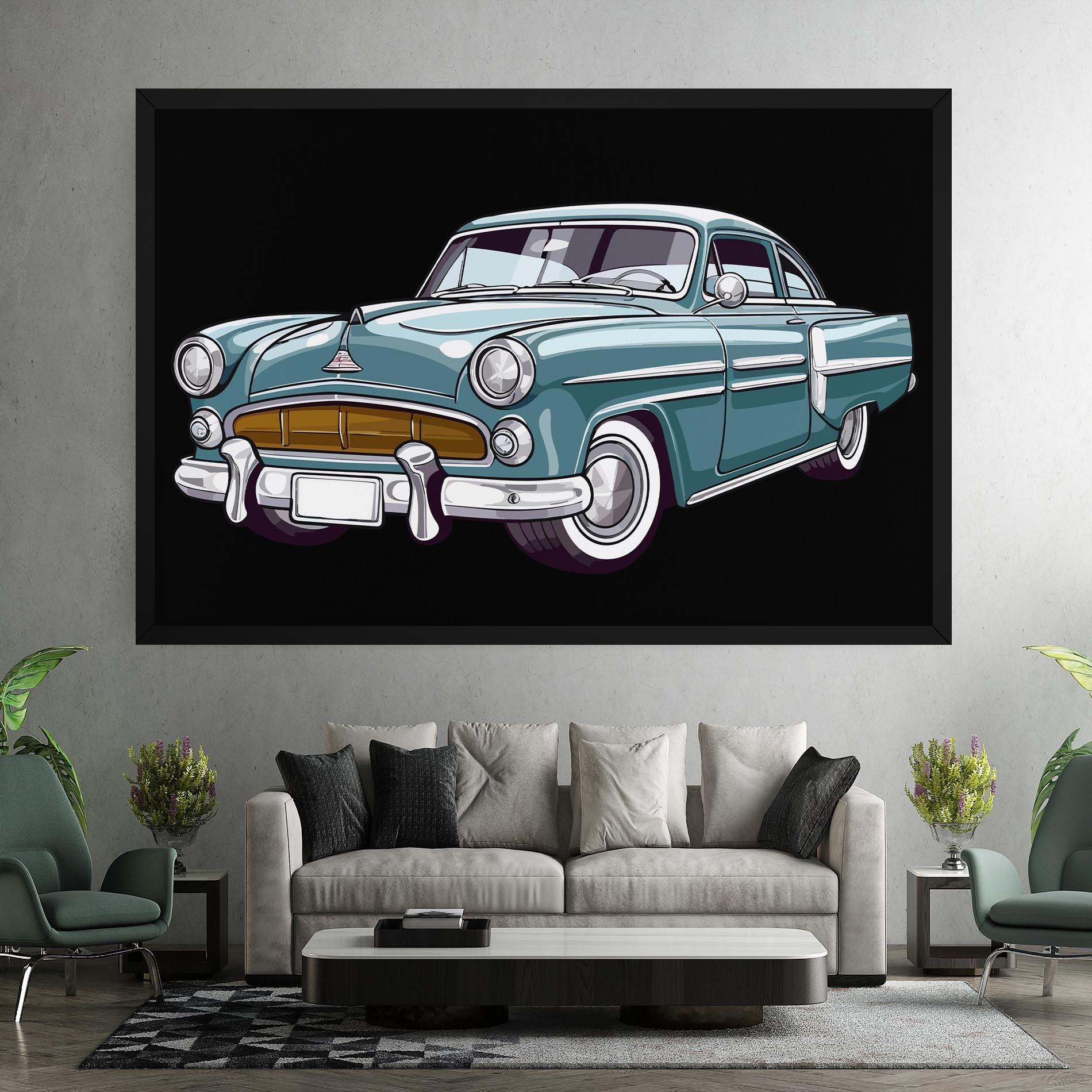 Tablou Canvas Ford Thunderbolt mockup 7