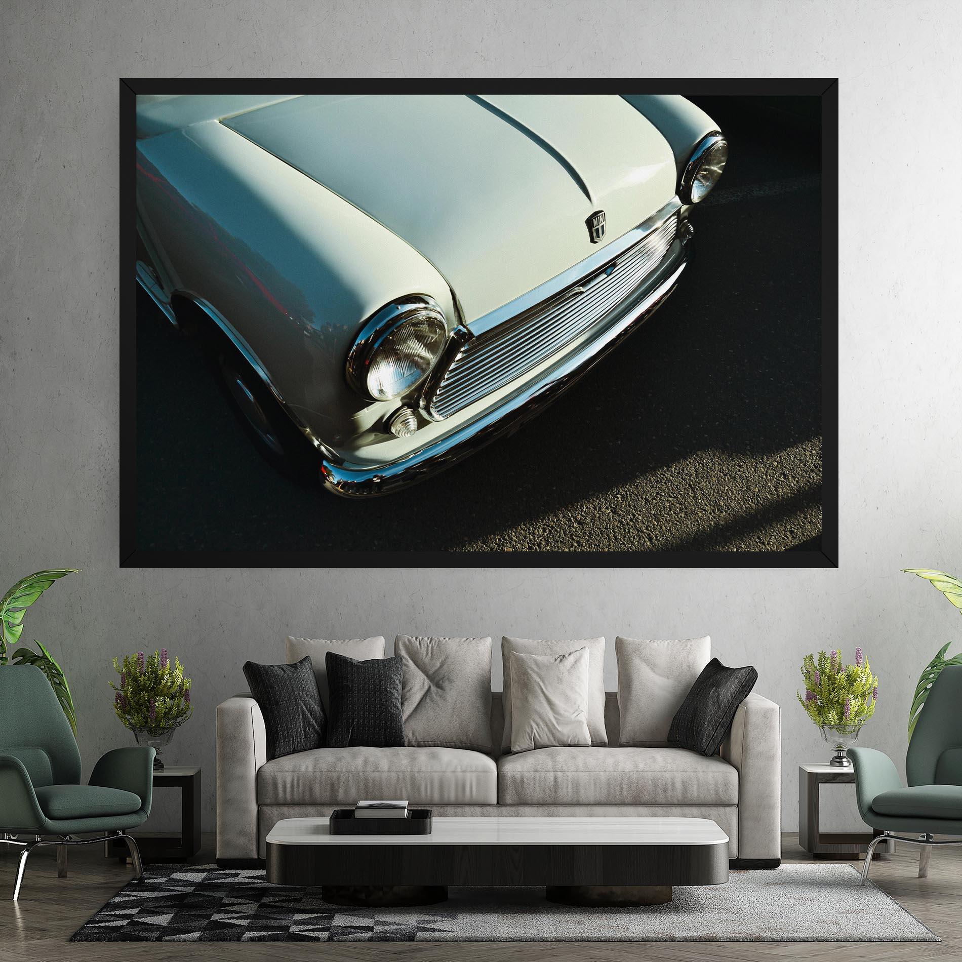 Tablou Canvas Light Blue Car mockup 7