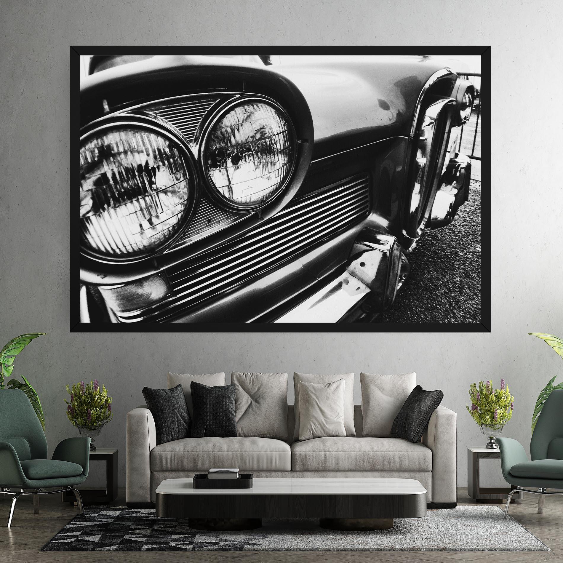 Tablou Canvas Old Closeup Car mockup 7