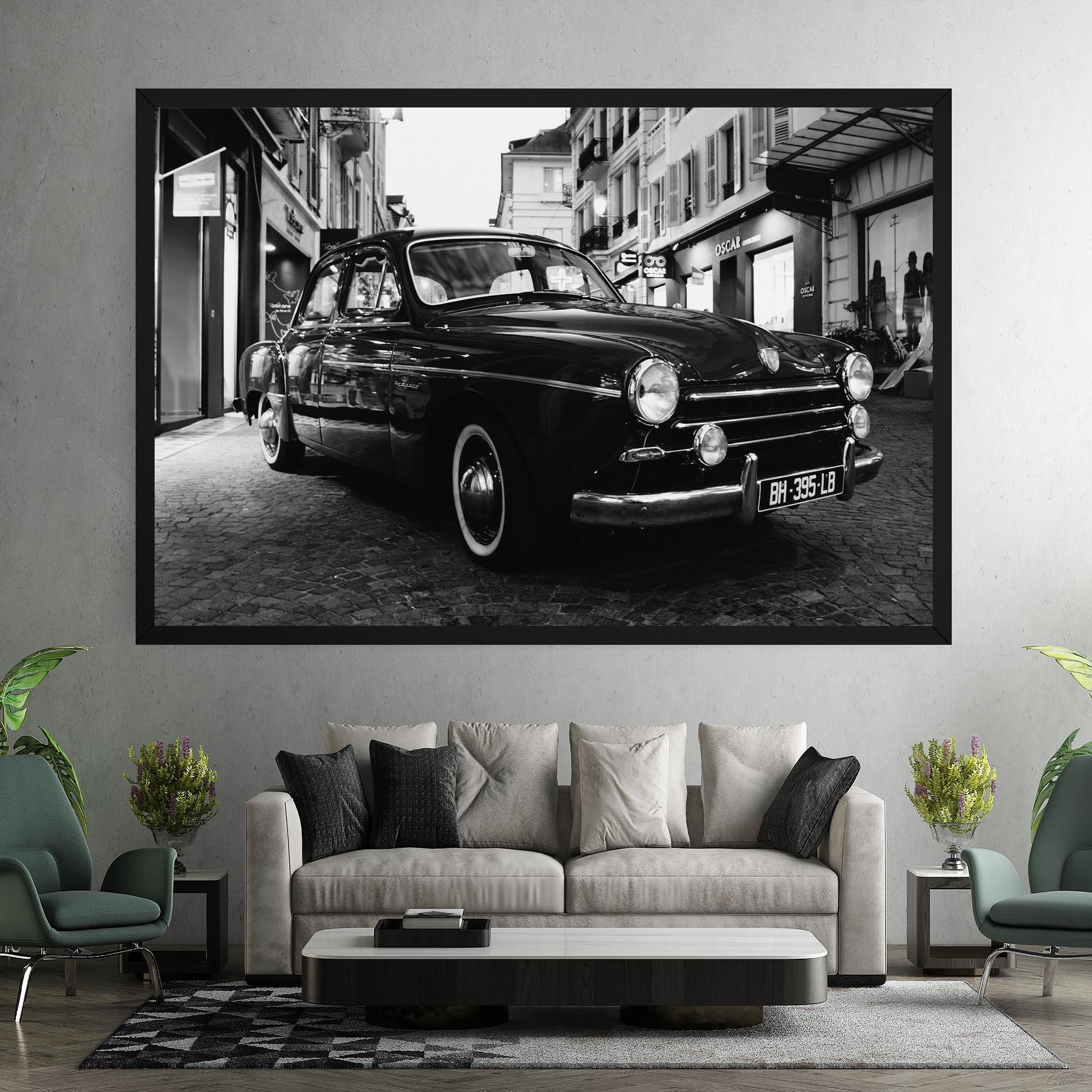 Tablou Canvas Pretty Black Car mockup 7