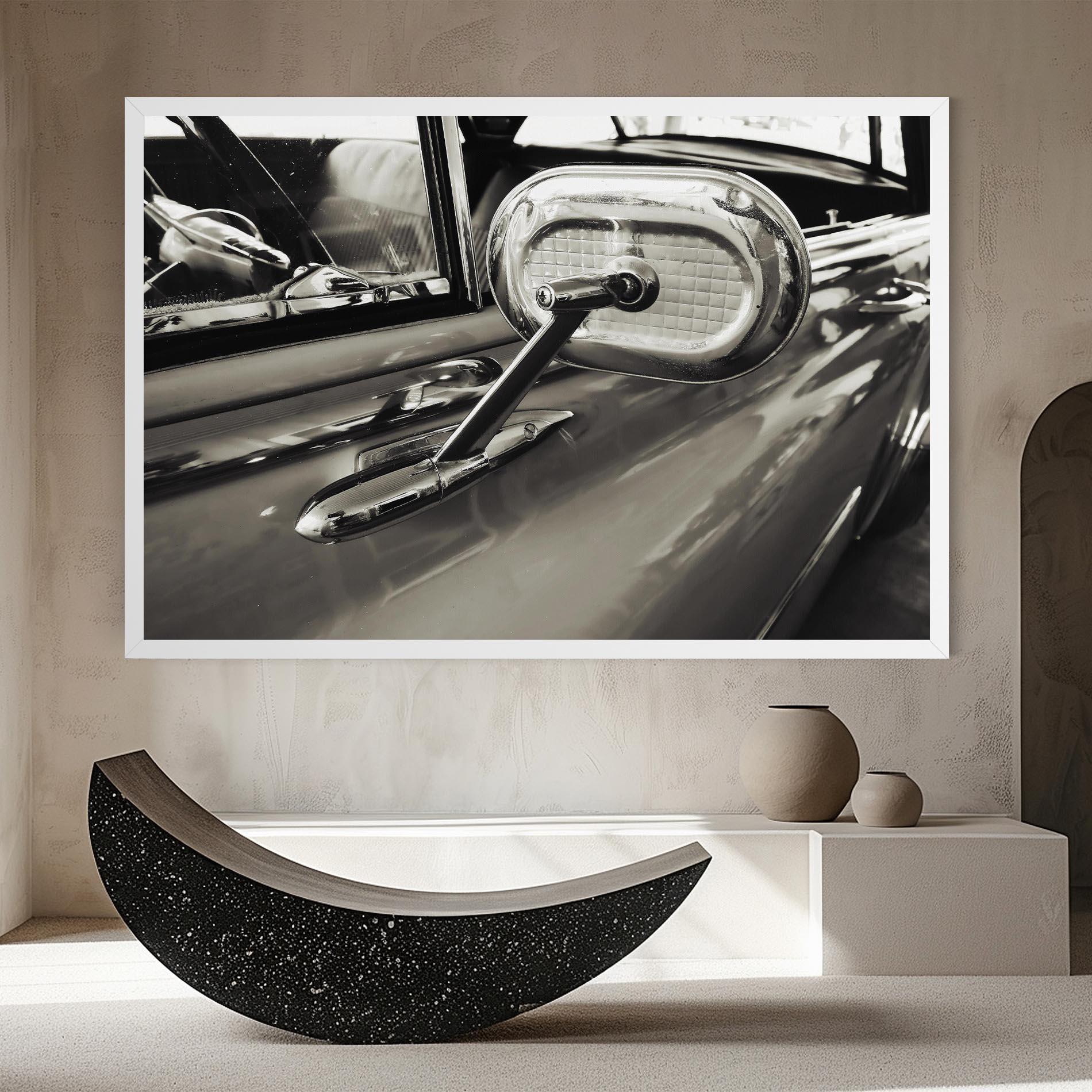 Tablou Canvas Close Up Grey Car mockup 8