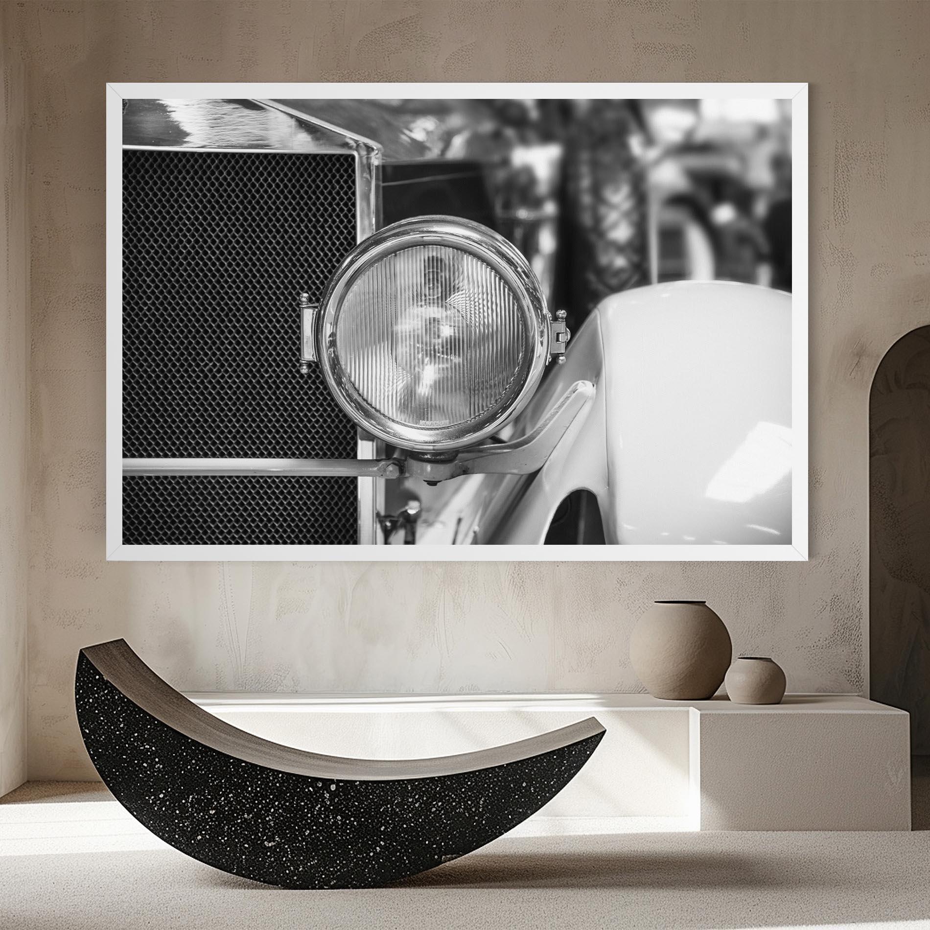 Tablou Canvas Closeup Grey Car mockup 8