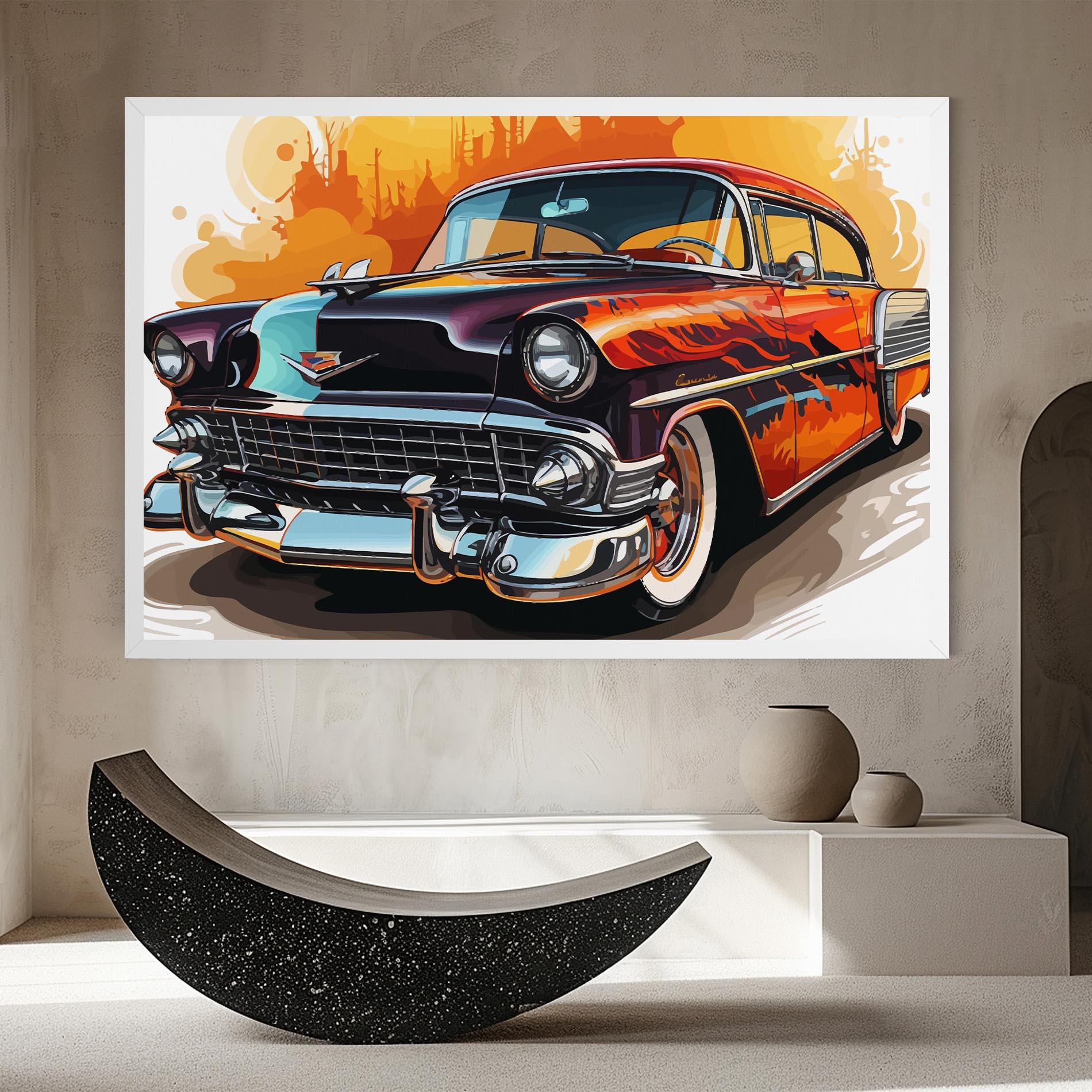 Tablou Canvas Cool Vintage Car mockup 8