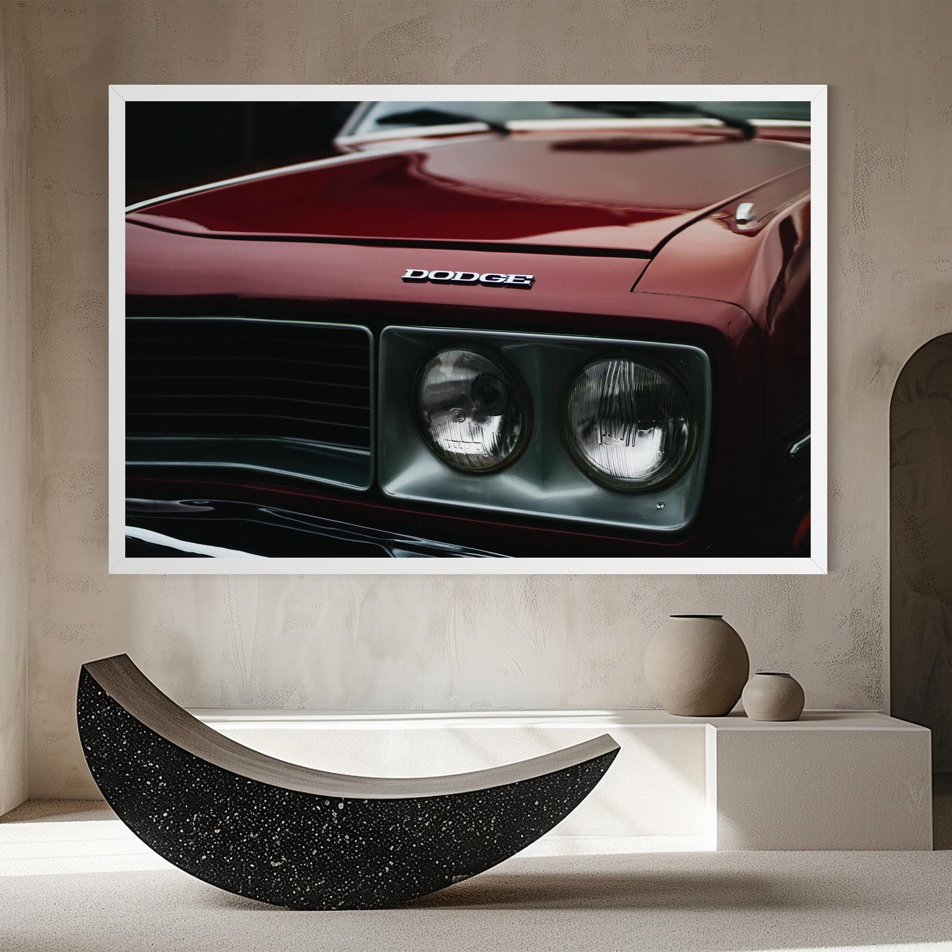 Tablou Canvas Dark Red Car mockup 8