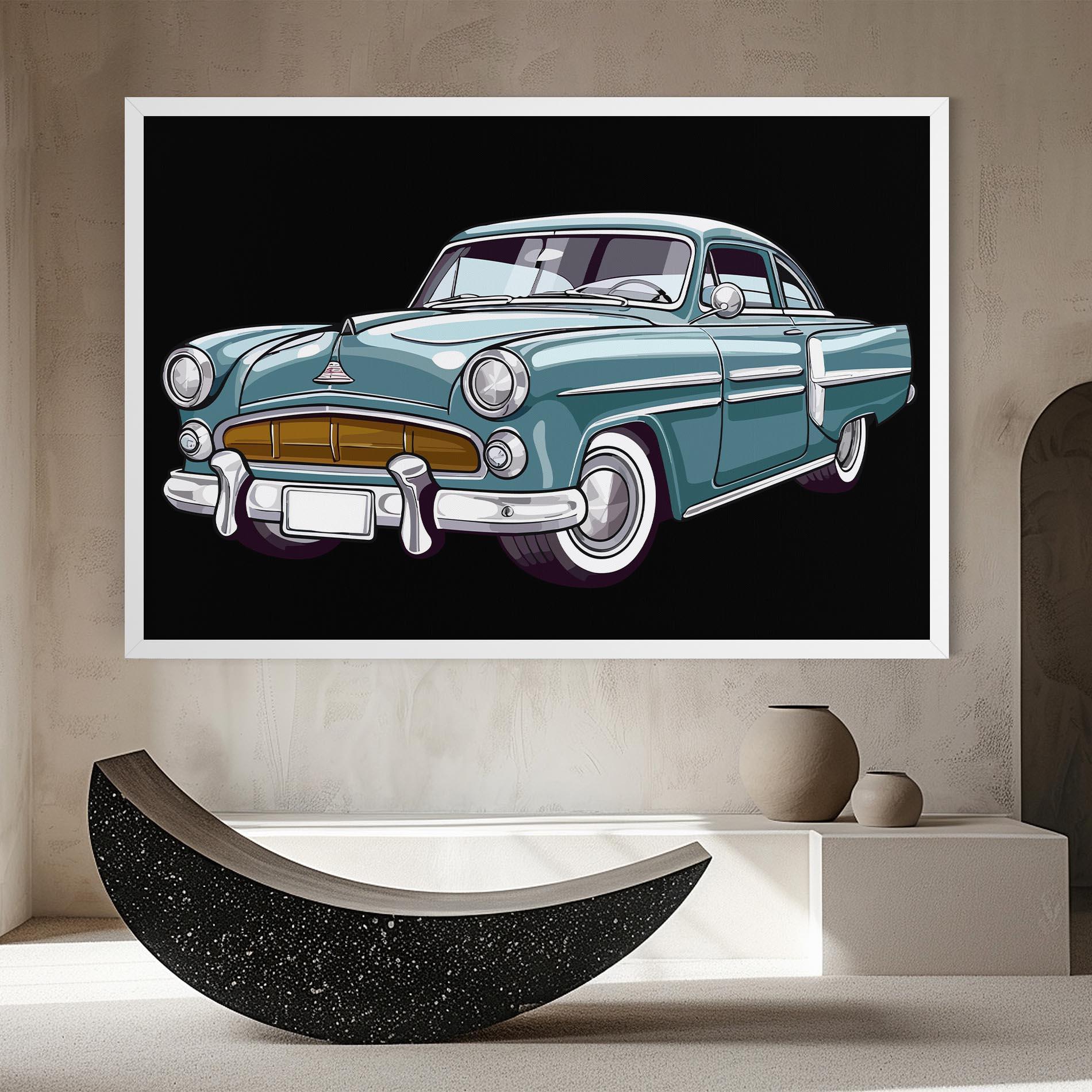 Tablou Canvas Ford Thunderbolt mockup 8