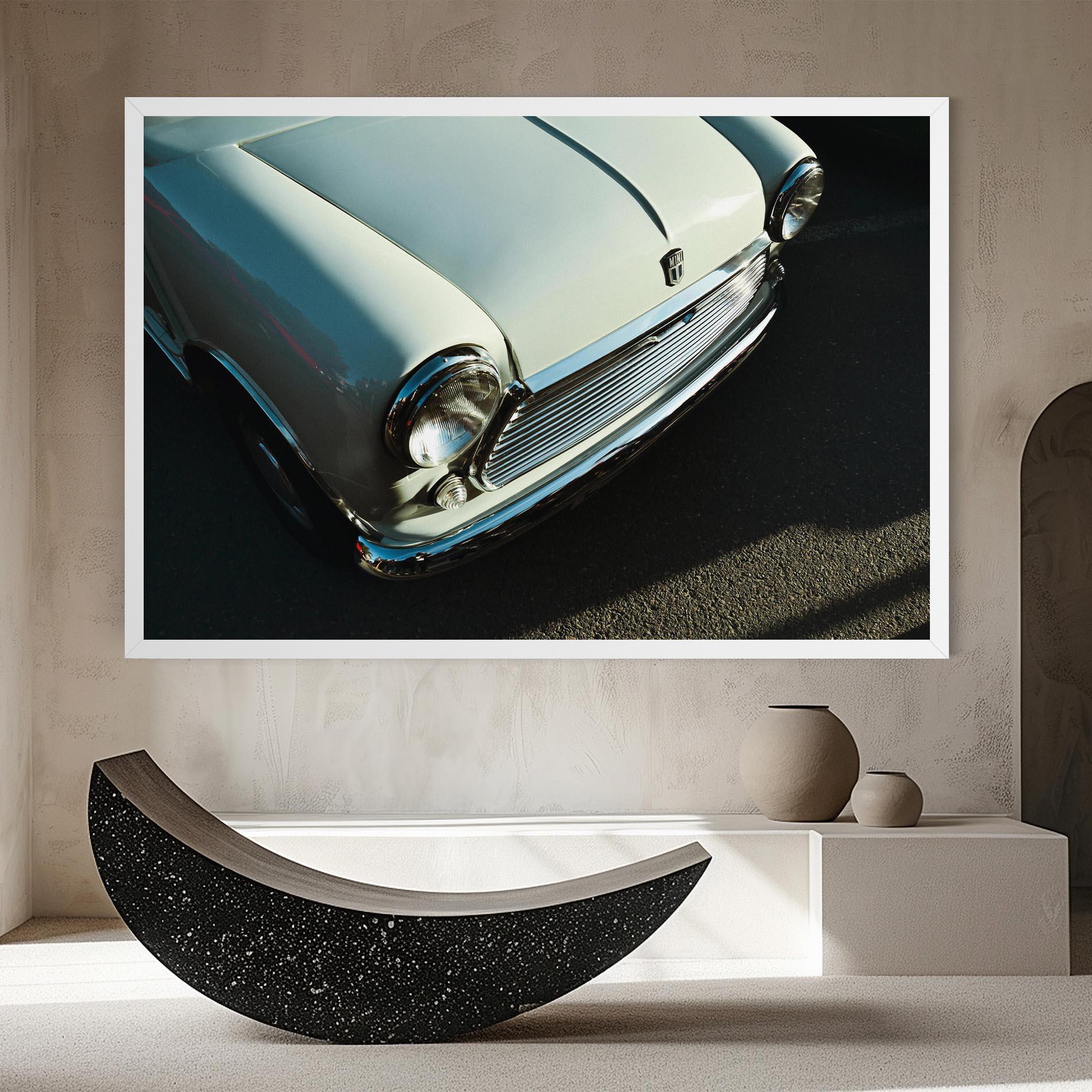 Tablou Canvas Light Blue Car mockup 8