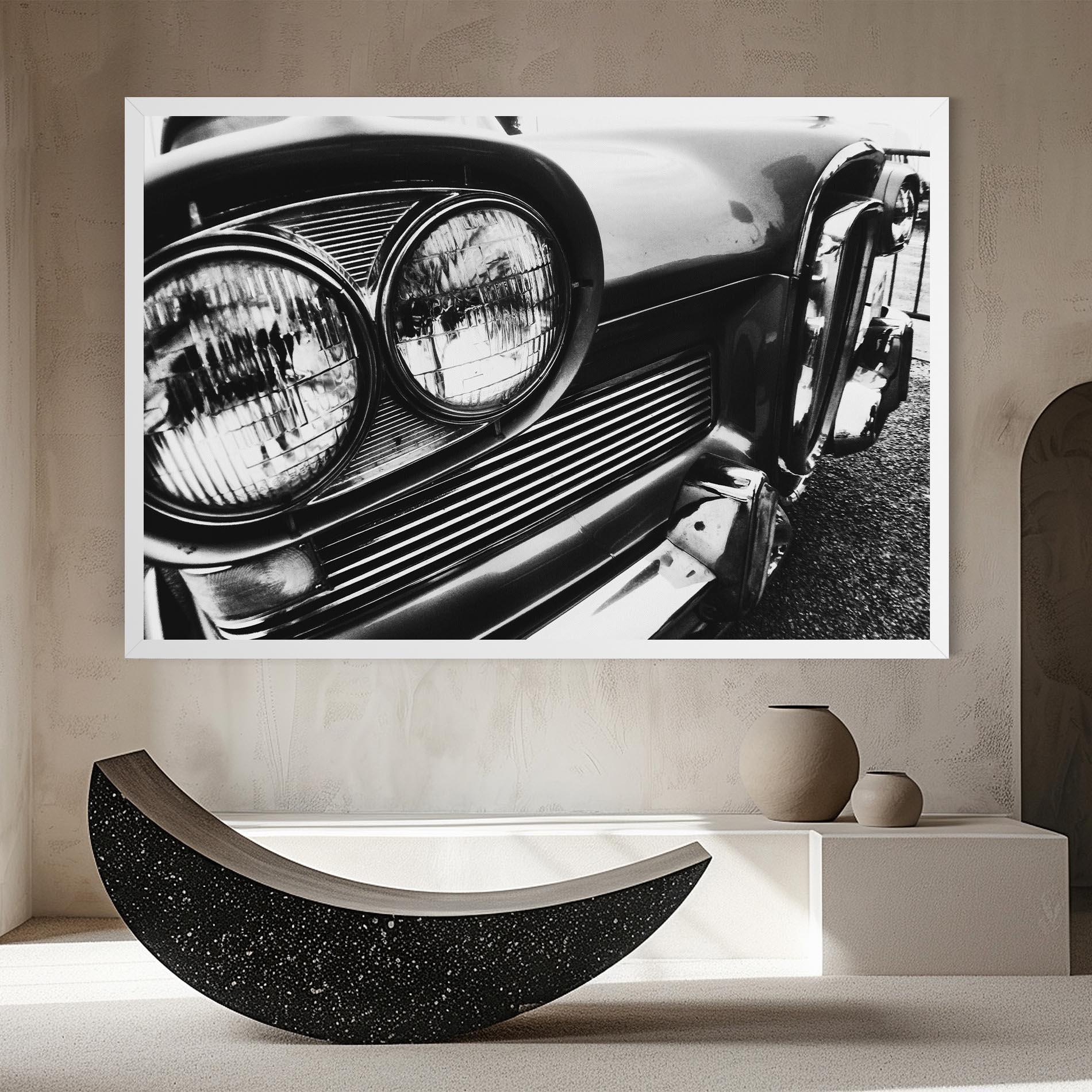 Tablou Canvas Old Closeup Car mockup 8