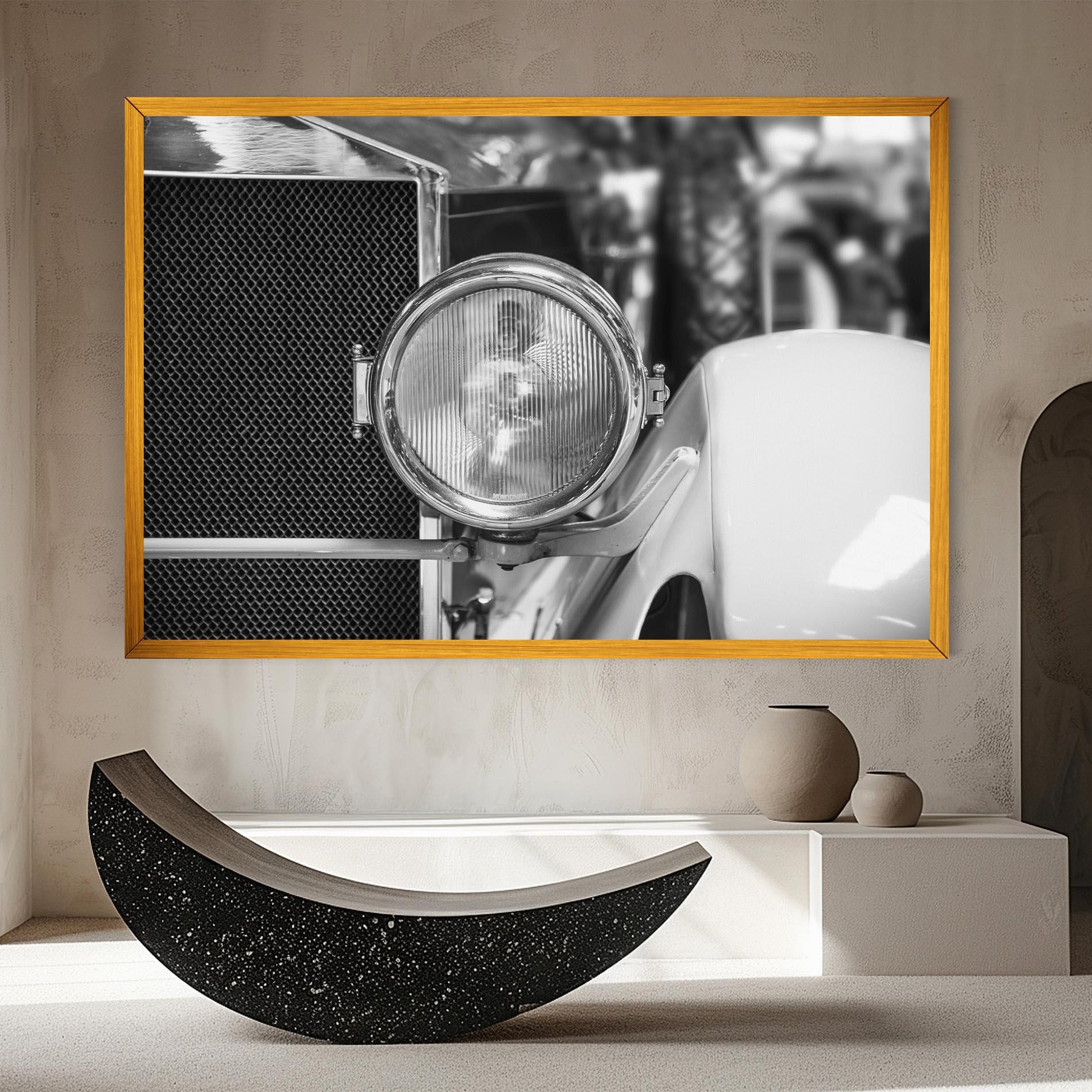 Tablou Canvas Closeup Grey Car mockup 8