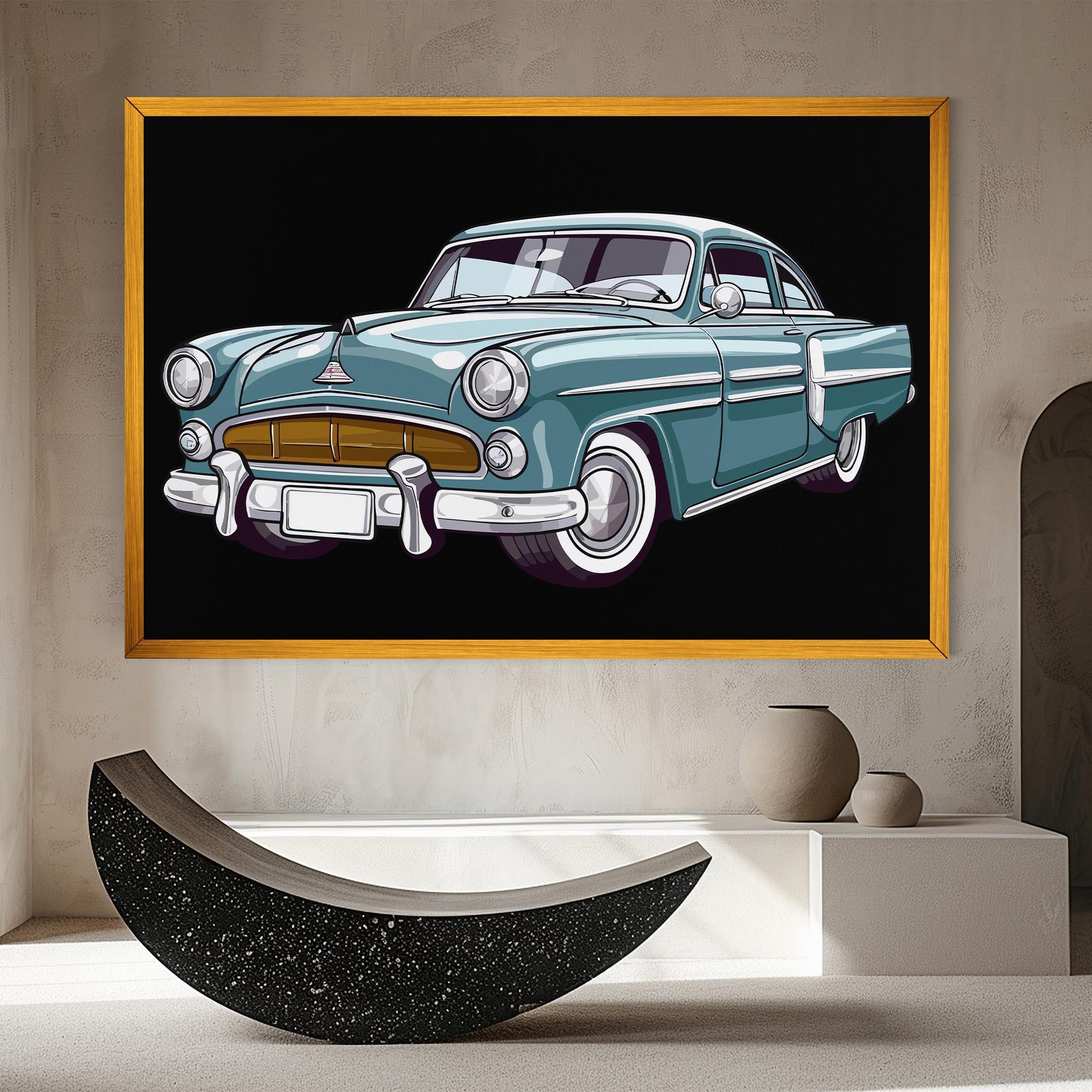 Tablou Canvas Ford Thunderbolt mockup 8