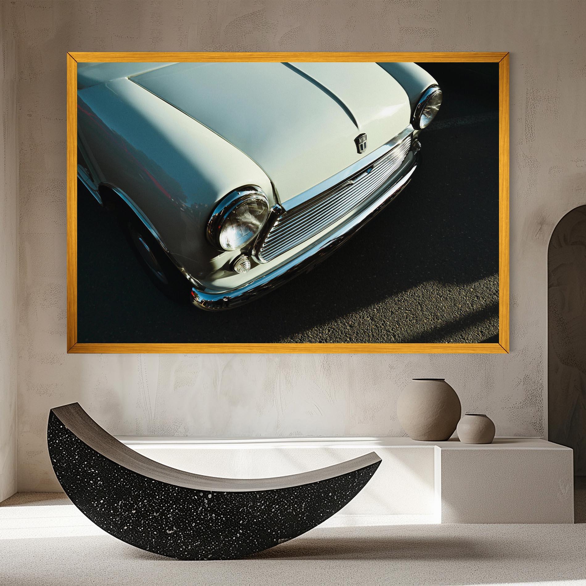 Tablou Canvas Light Blue Car mockup 8