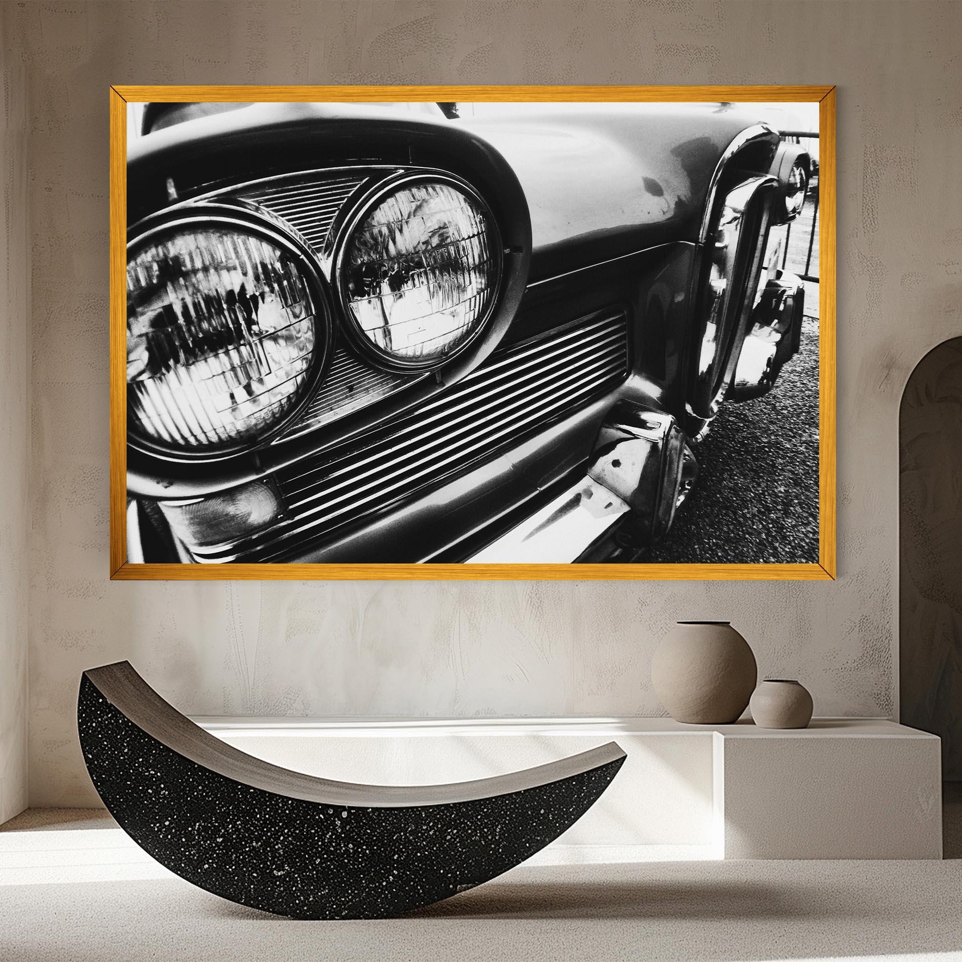 Tablou Canvas Old Closeup Car mockup 8