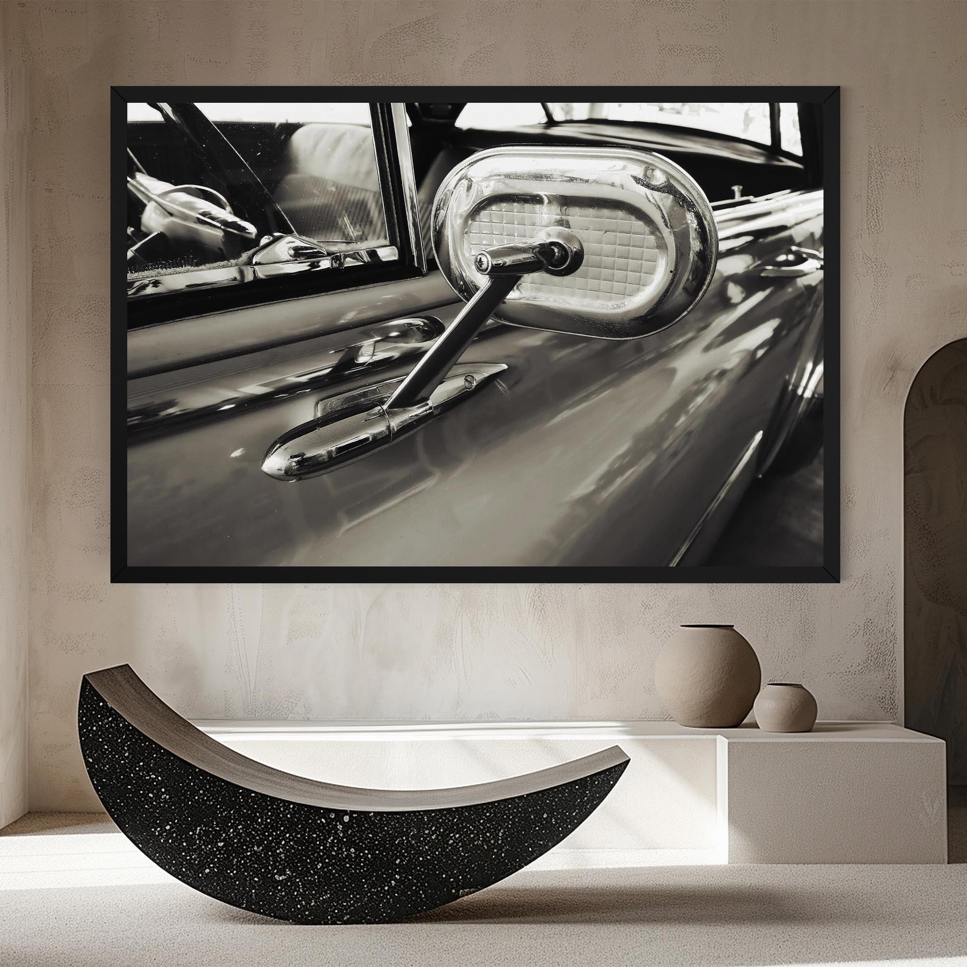 Tablou Canvas Close Up Grey Car mockup 8