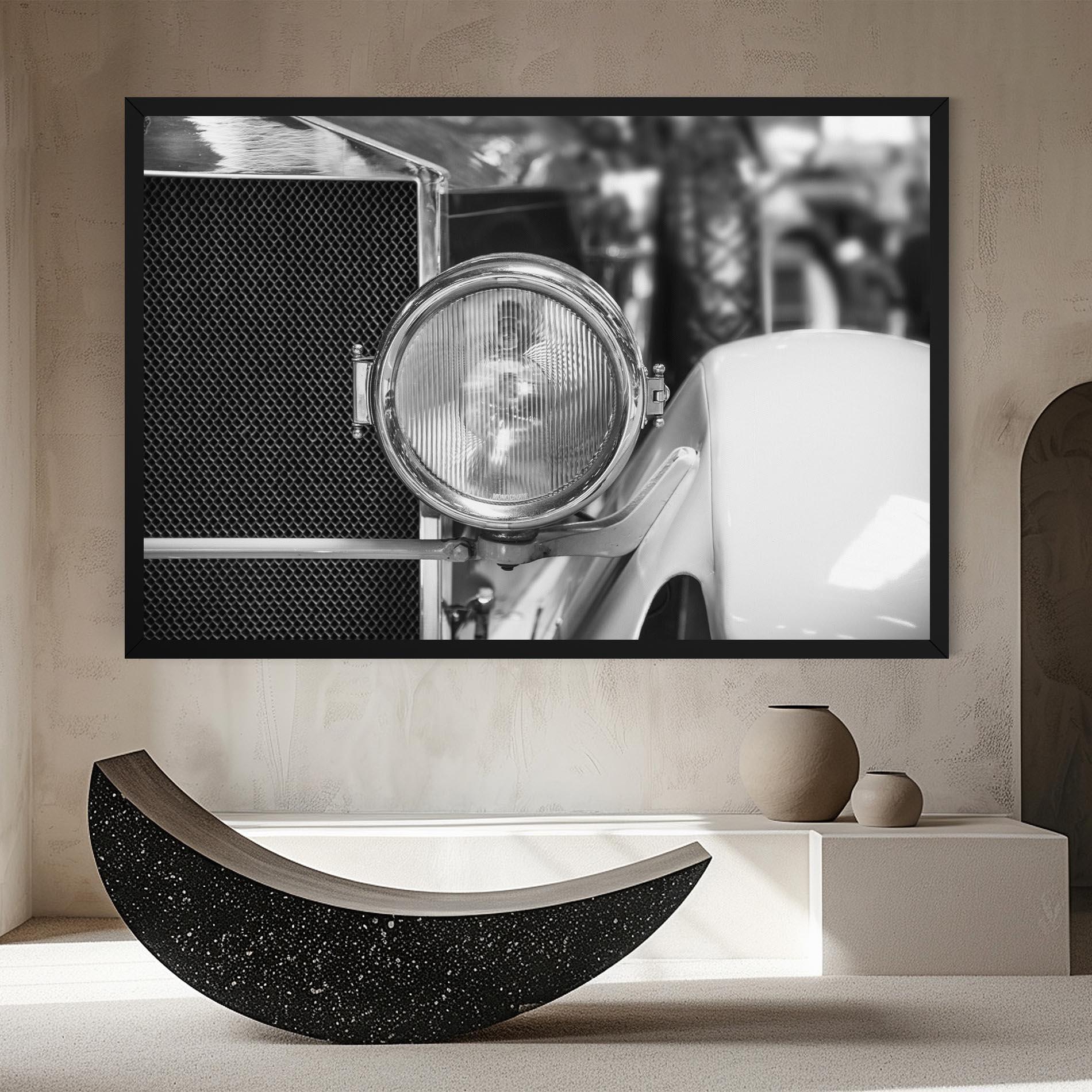 Tablou Canvas Closeup Grey Car mockup 8