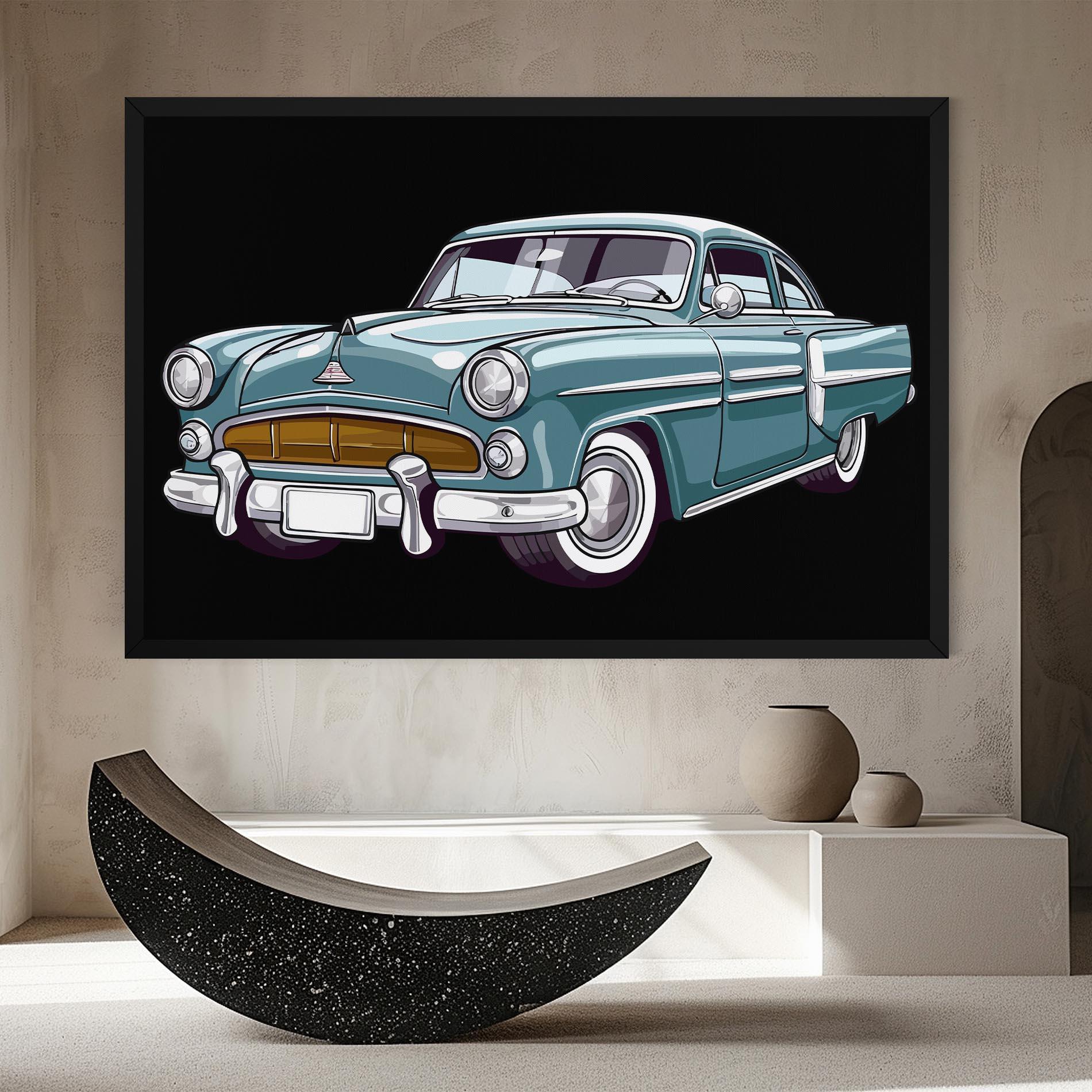 Tablou Canvas Ford Thunderbolt mockup 8