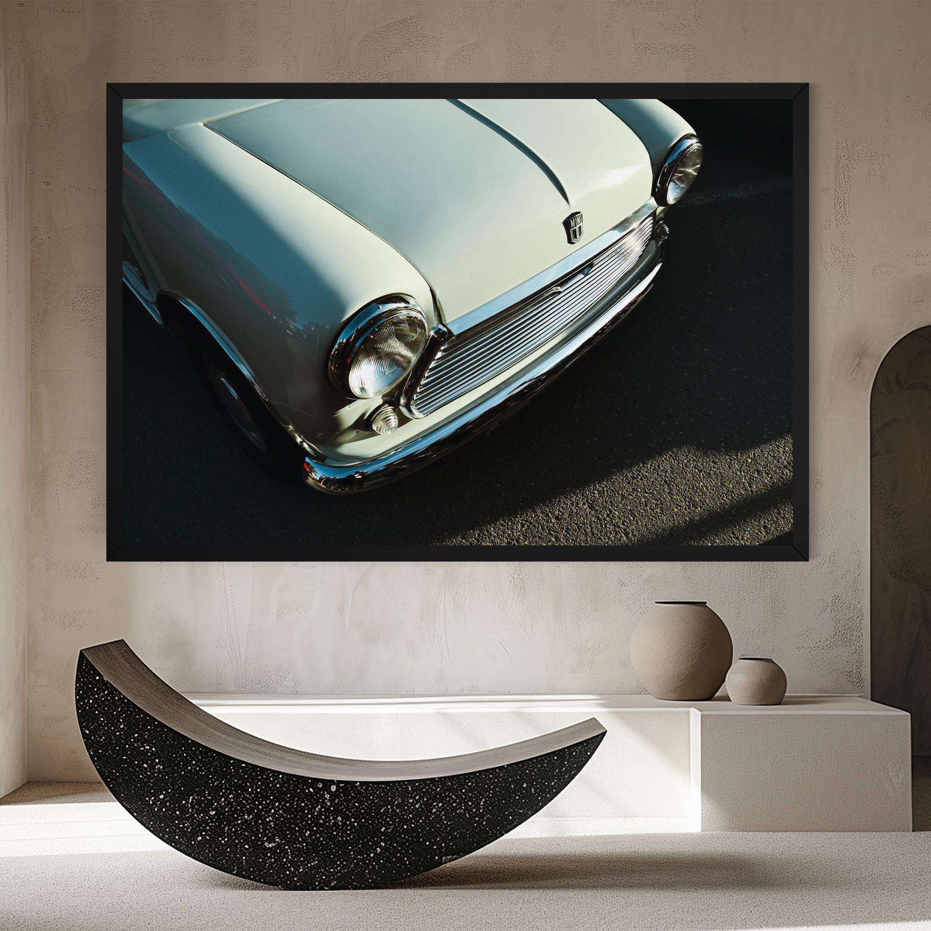 Tablou Canvas Light Blue Car mockup 8