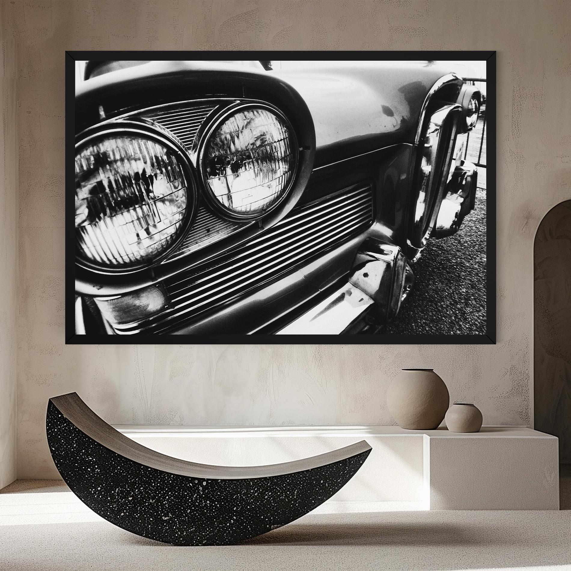 Tablou Canvas Old Closeup Car mockup 8