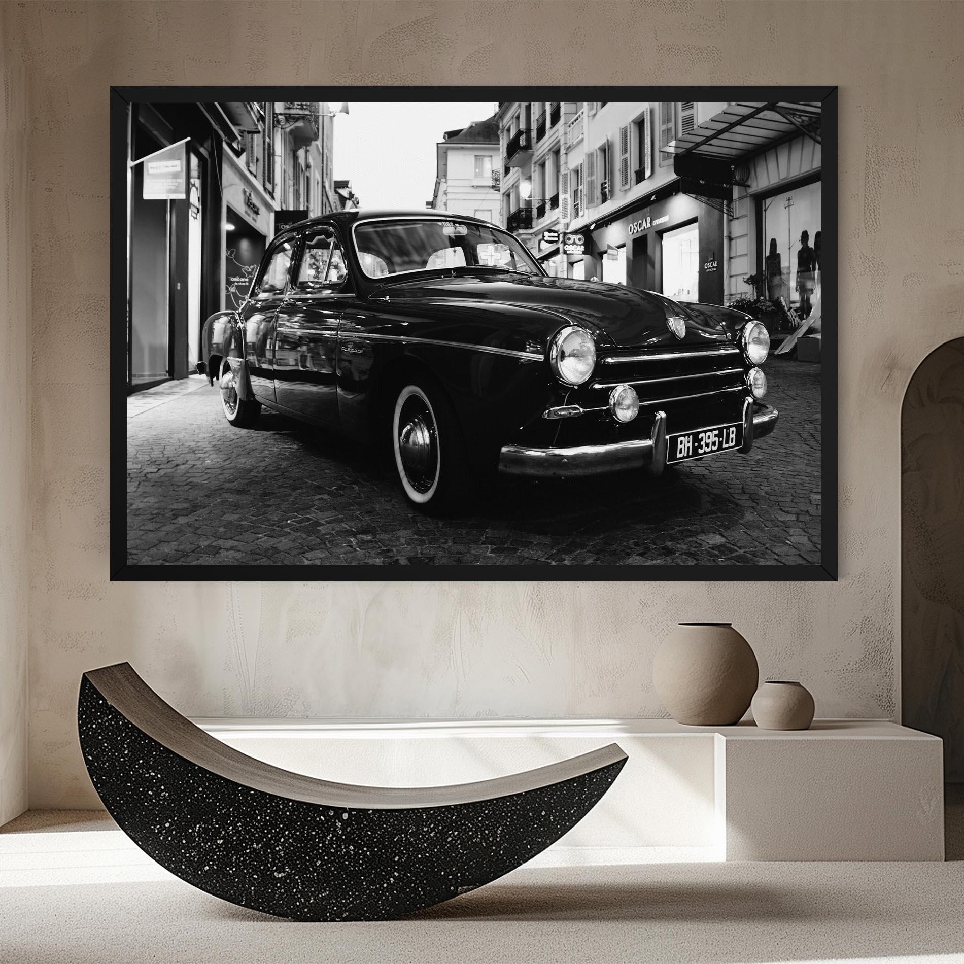 Tablou Canvas Pretty Black Car mockup 8
