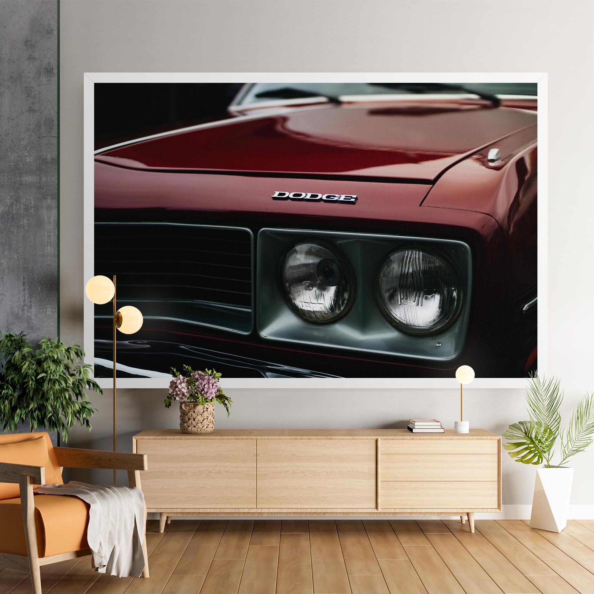 Tablou Canvas Dark Red Car mockup 9