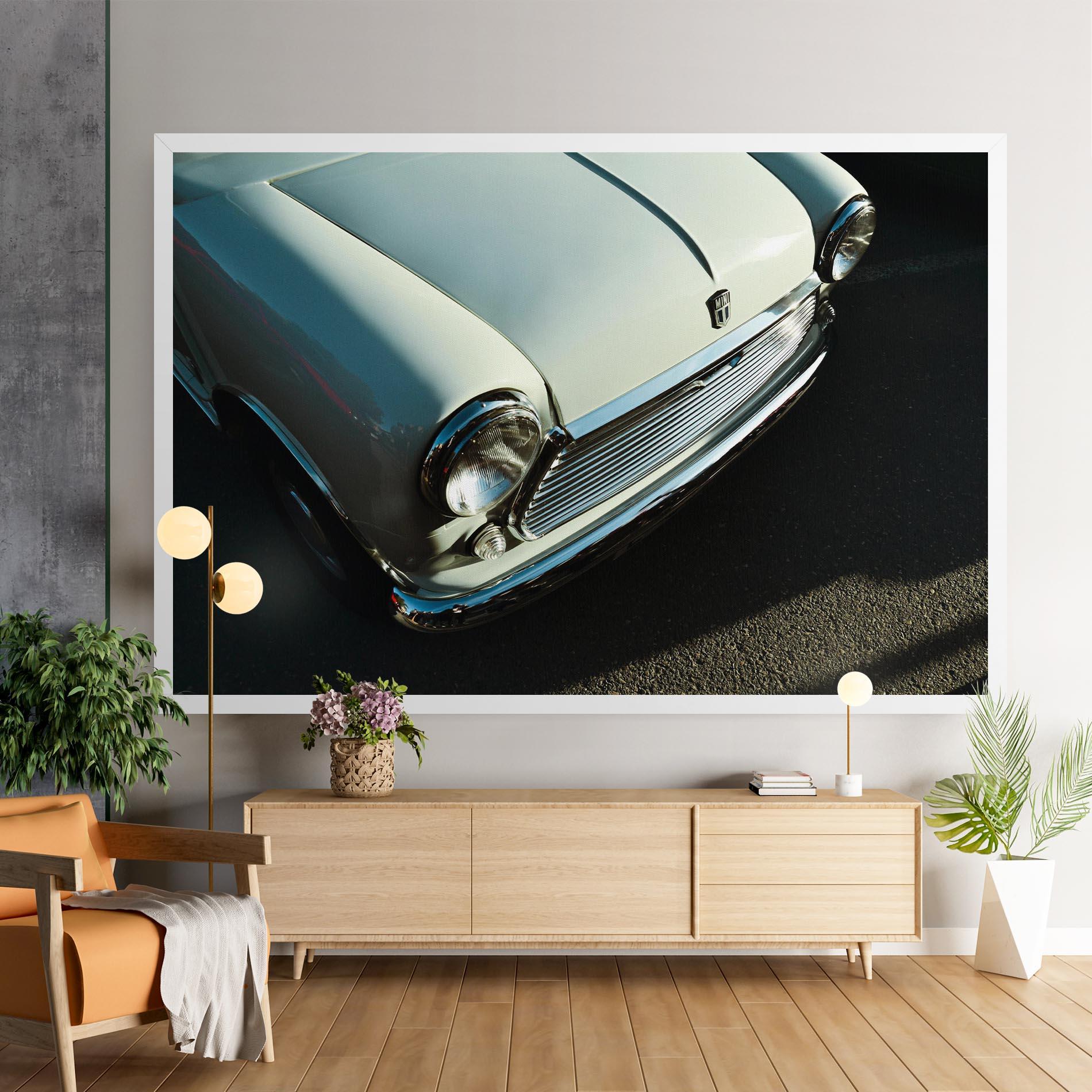 Tablou Canvas Light Blue Car mockup 9