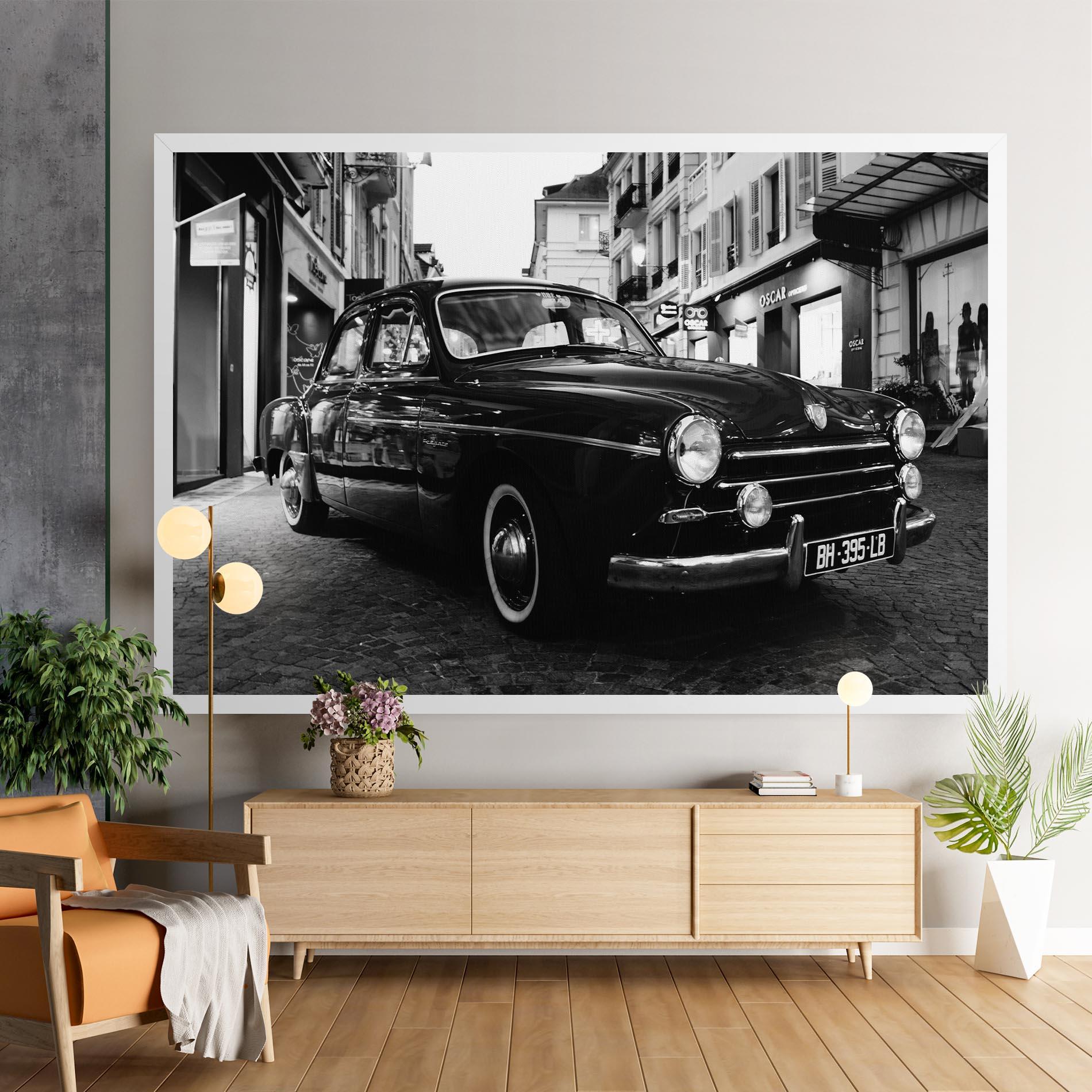 Tablou Canvas Pretty Black Car mockup 9