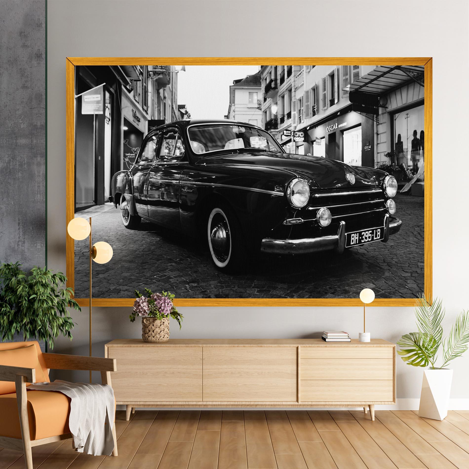 Tablou Canvas Pretty Black Car mockup 9