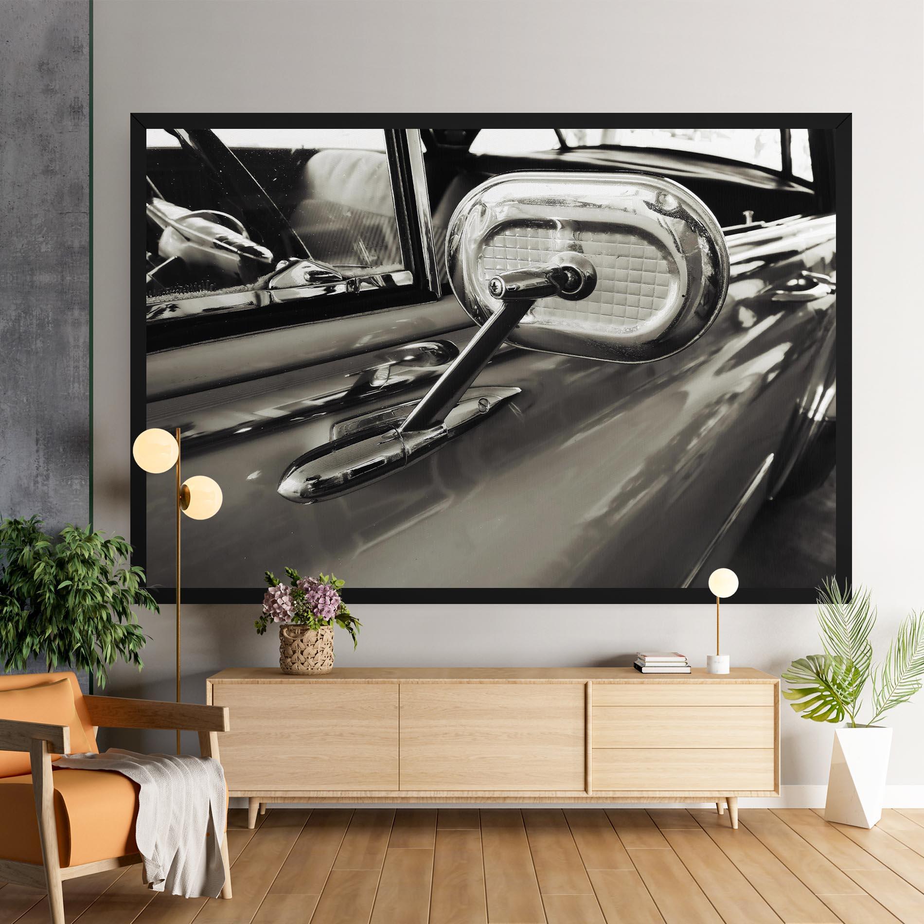 Tablou Canvas Close Up Grey Car mockup 9