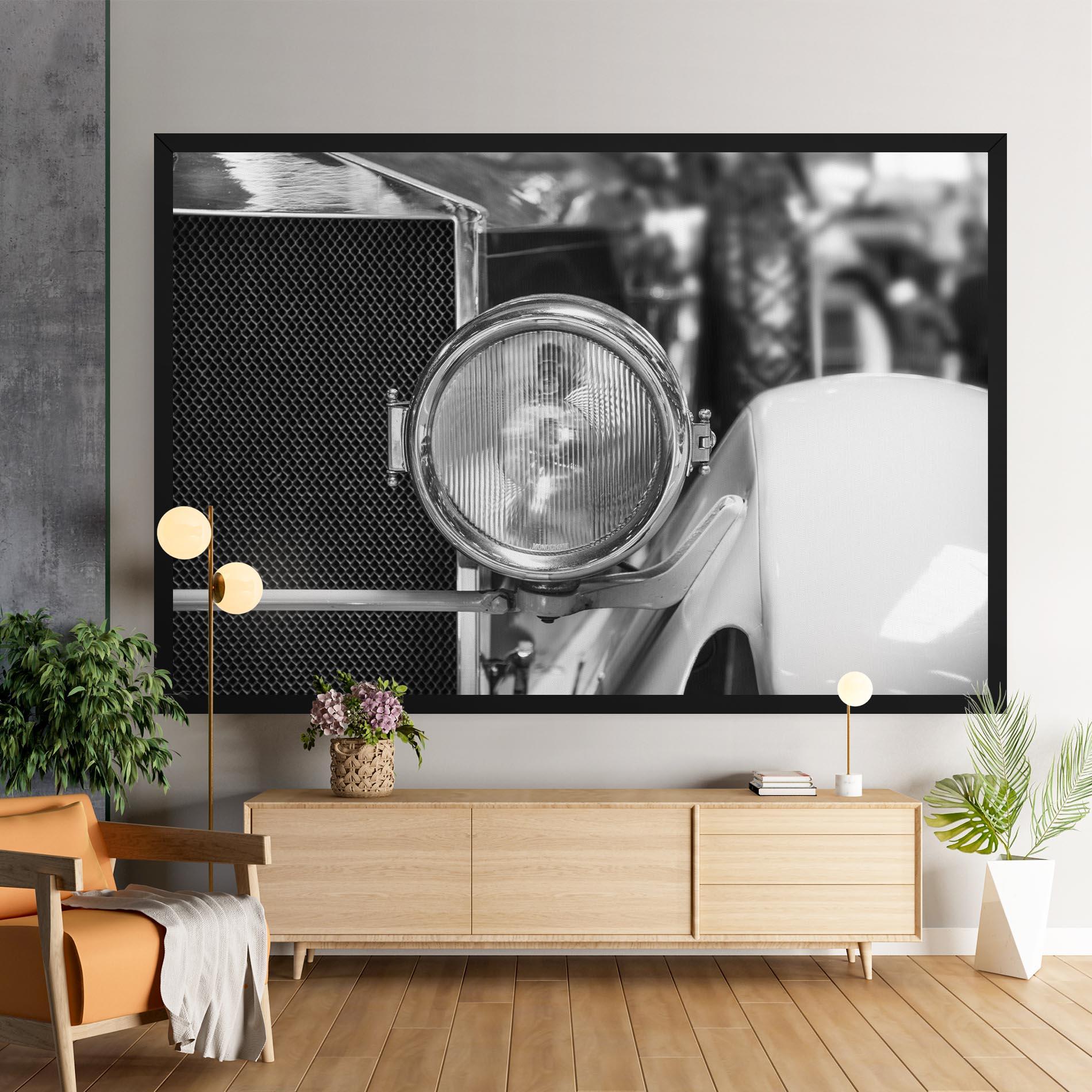 Tablou Canvas Closeup Grey Car mockup 9