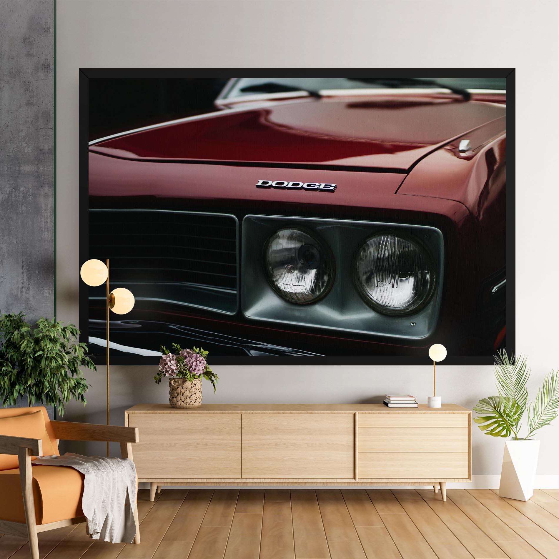 Tablou Canvas Dark Red Car mockup 9