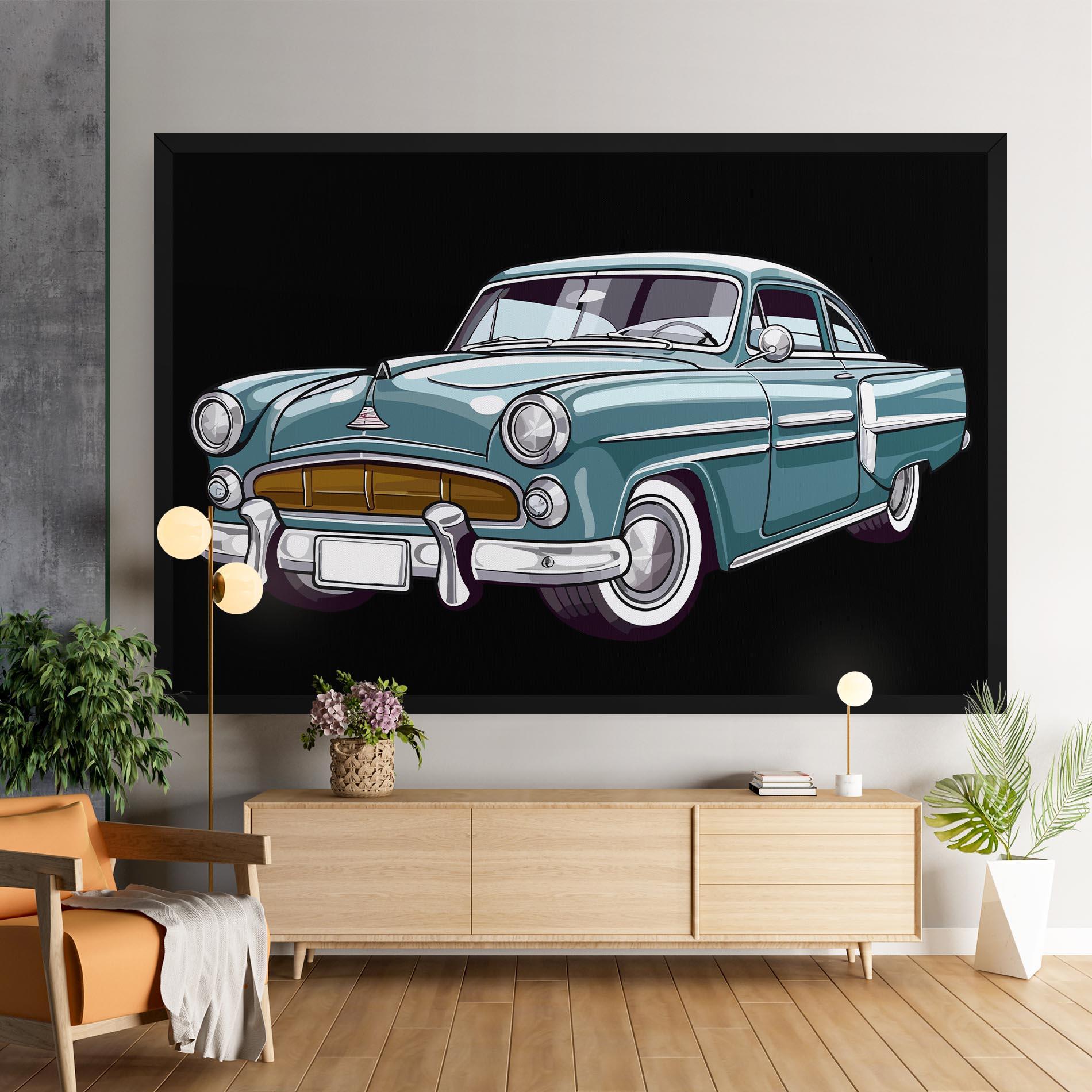 Tablou Canvas Ford Thunderbolt mockup 9