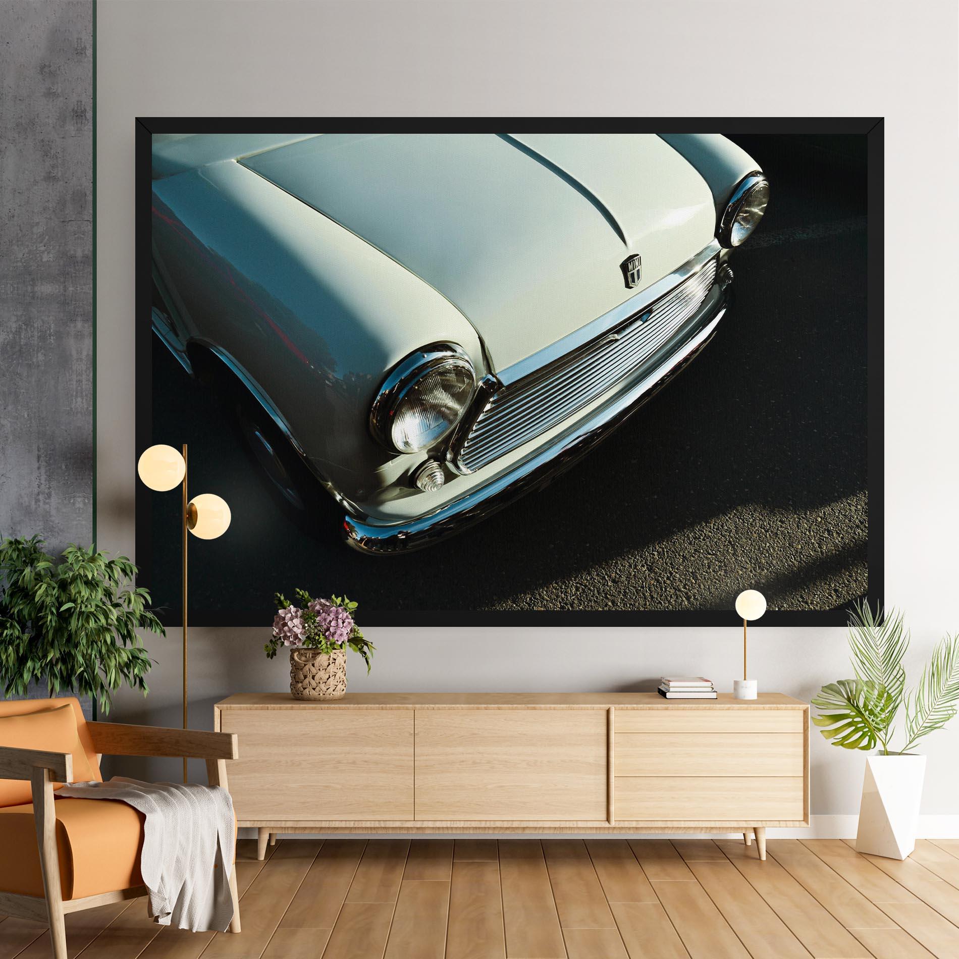 Tablou Canvas Light Blue Car mockup 9