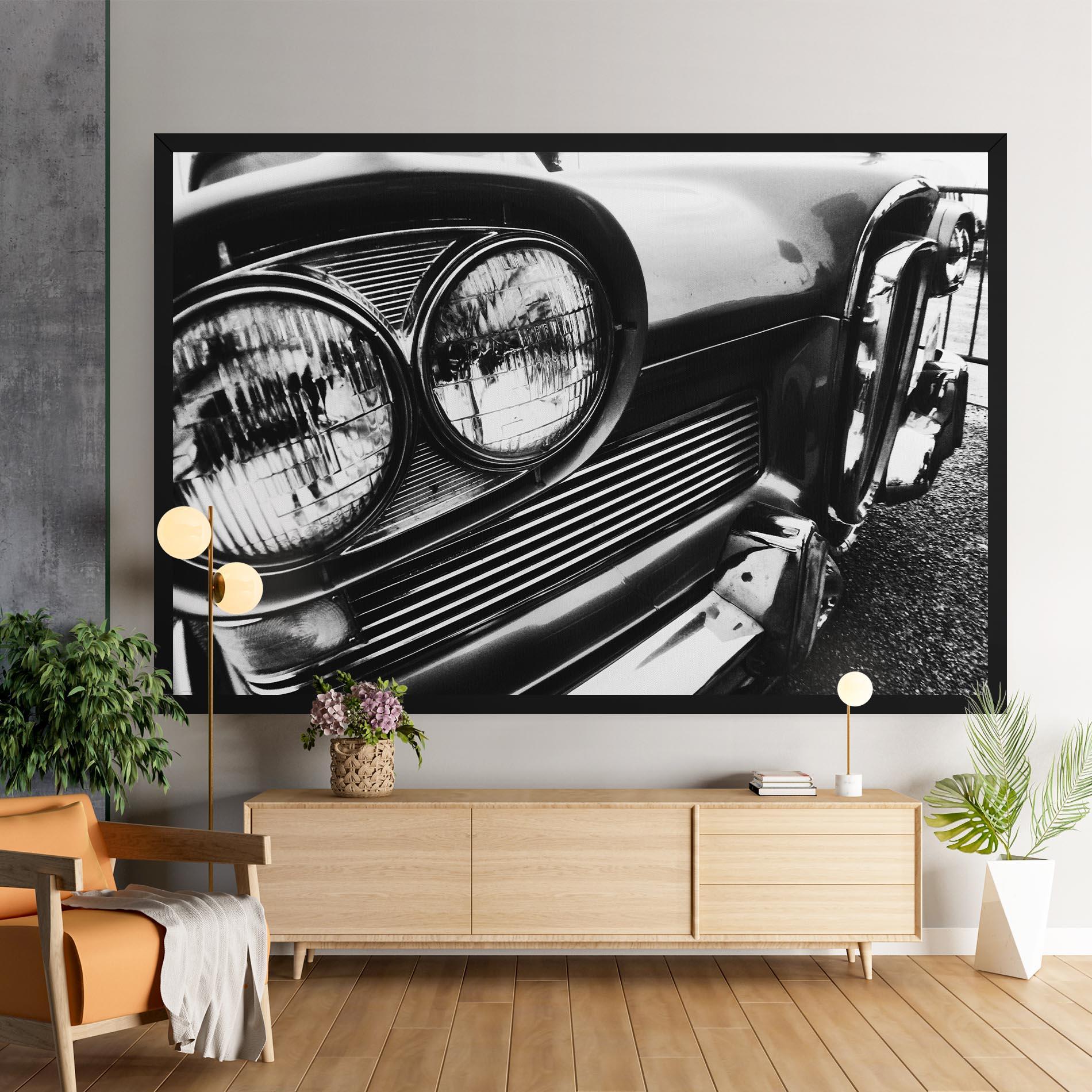 Tablou Canvas Old Closeup Car mockup 9