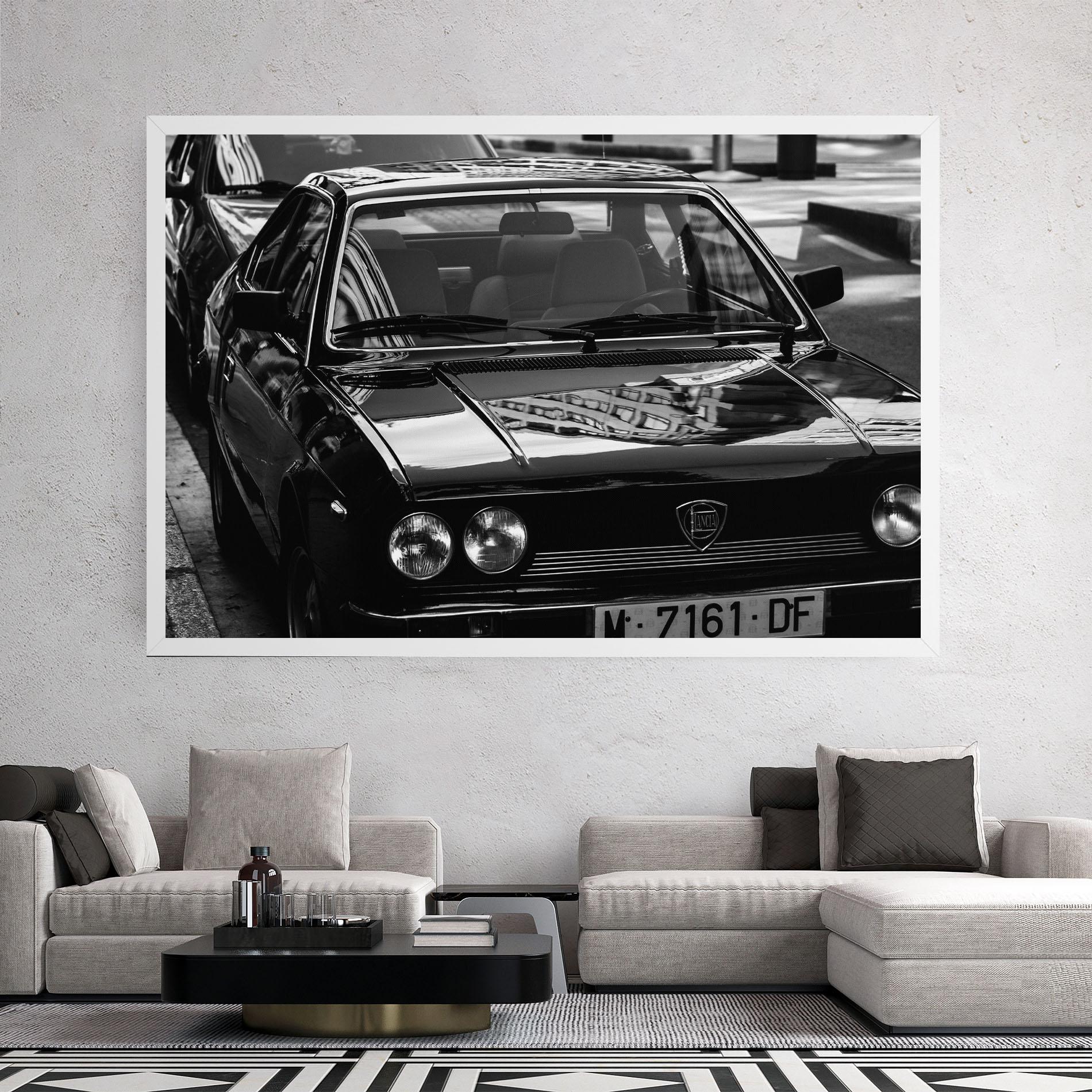 Tablou Canvas Black Shiny Car mockup 2