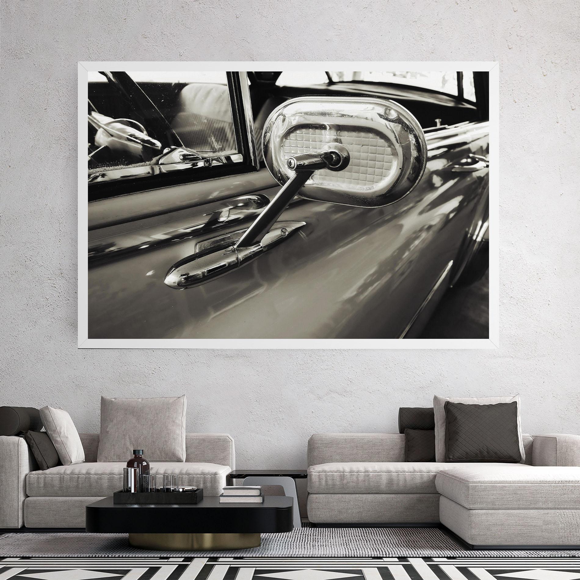 Tablou Canvas Close Up Grey Car mockup 2