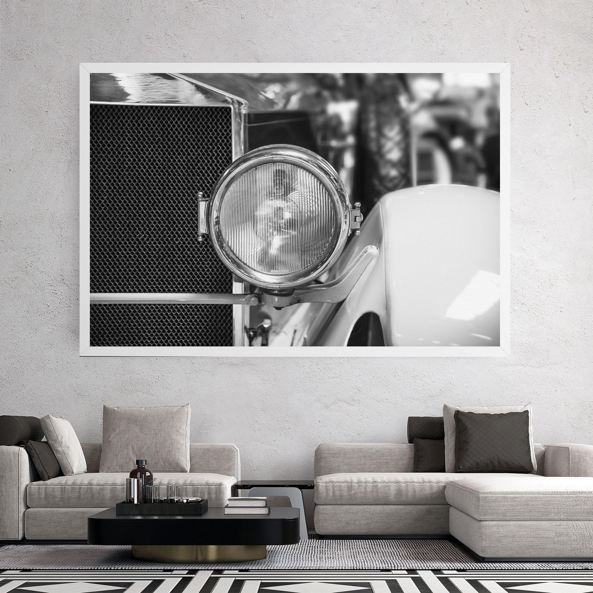 Tablou Canvas Closeup Grey Car mockup 2