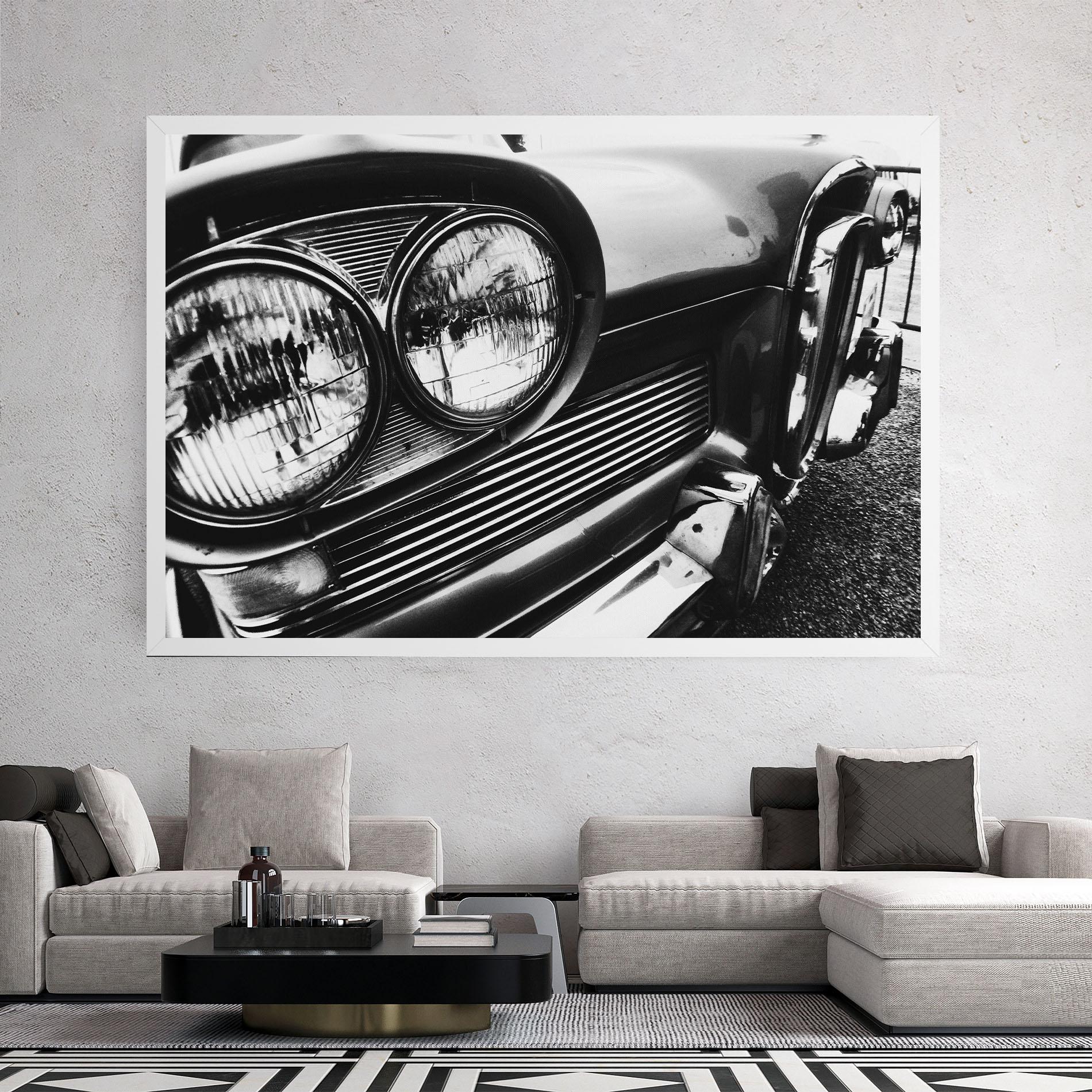 Tablou Canvas Old Closeup Car mockup 2