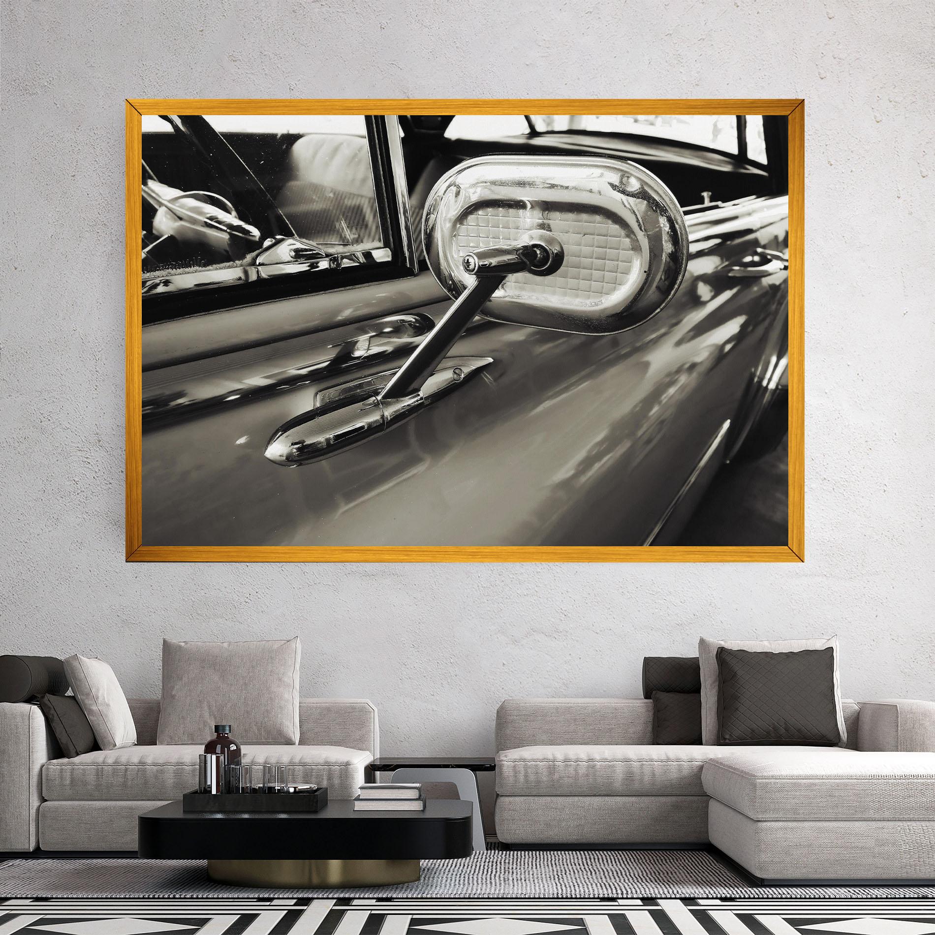 Tablou Canvas Close Up Grey Car mockup 2