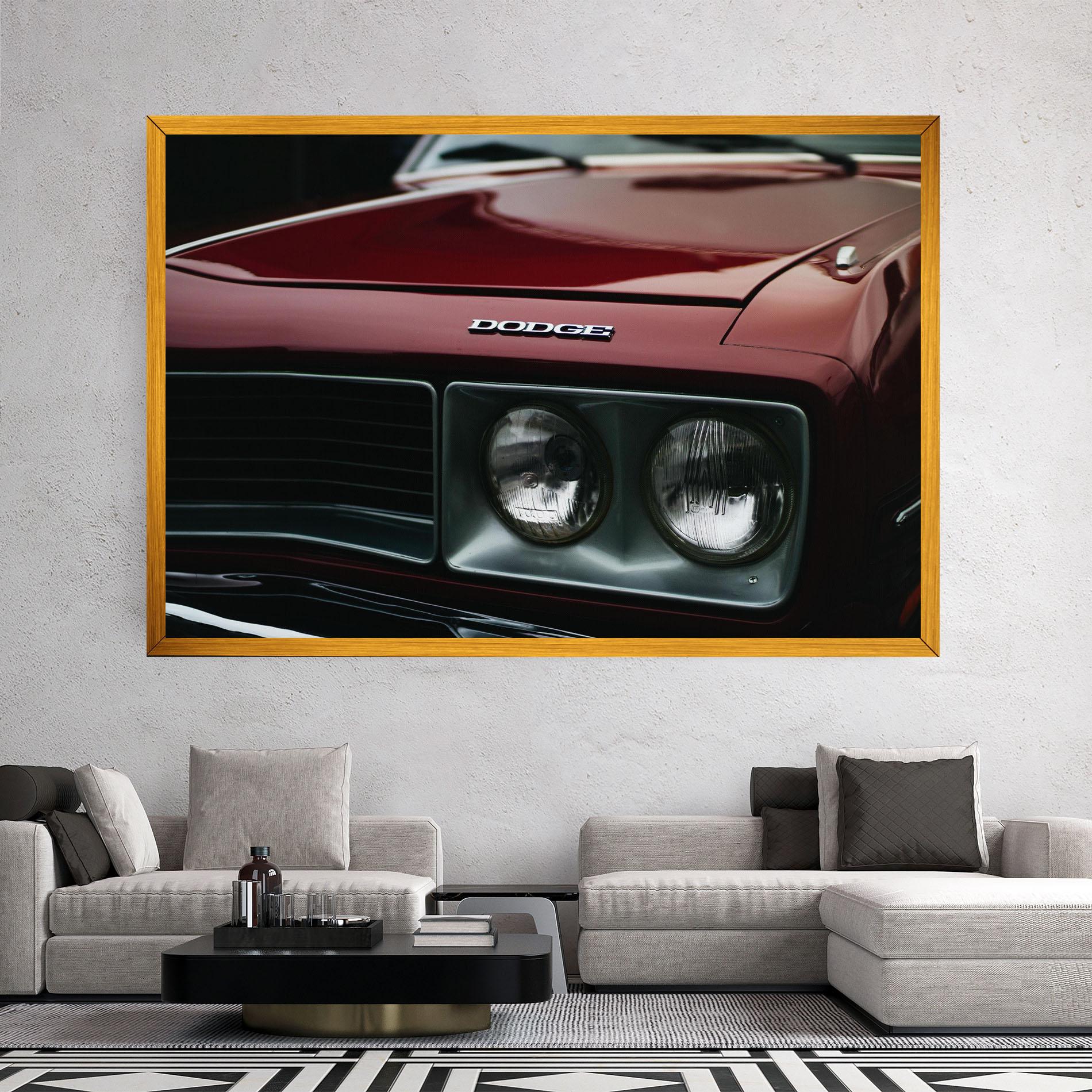 Tablou Canvas Dark Red Car mockup 2
