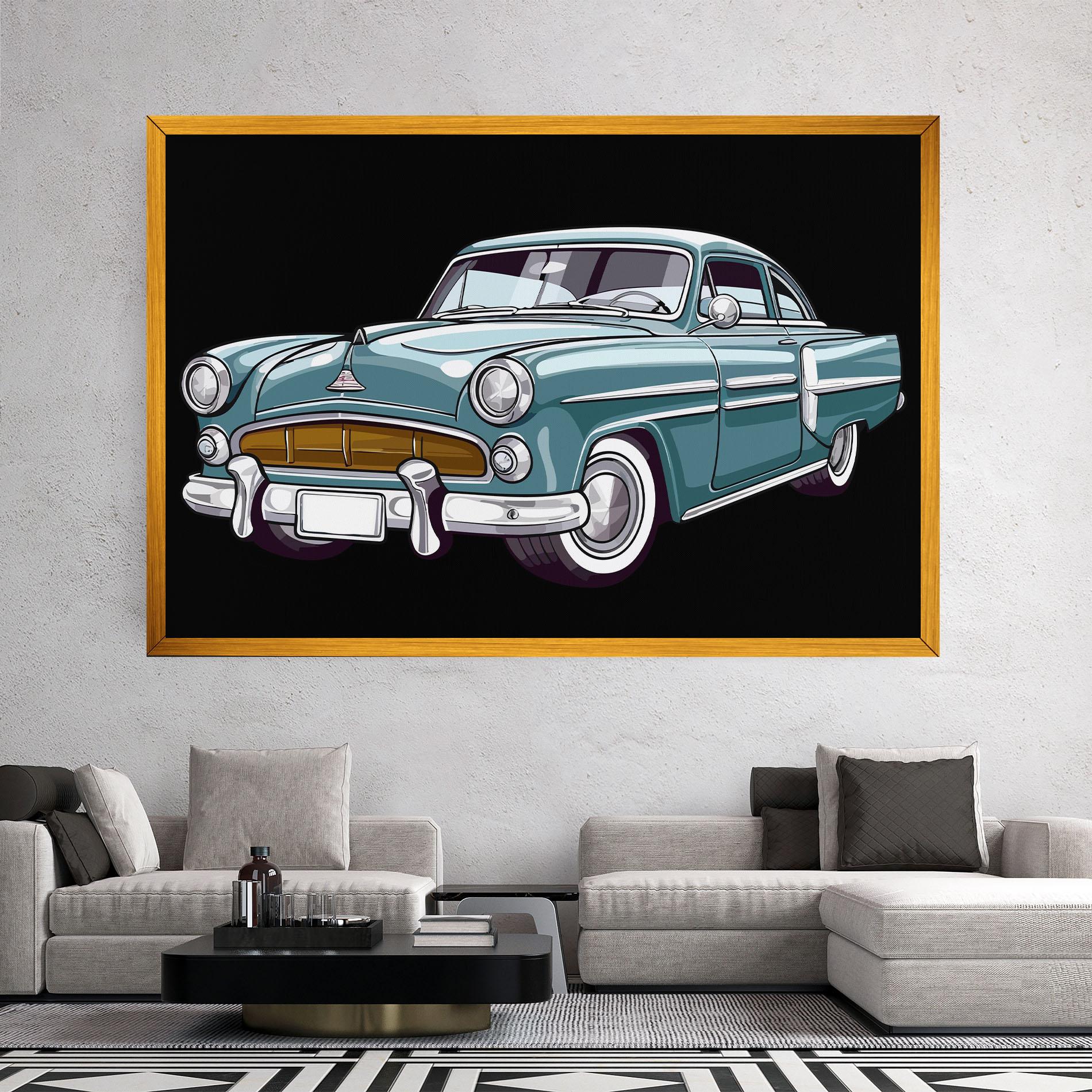 Tablou Canvas Ford Thunderbolt mockup 2