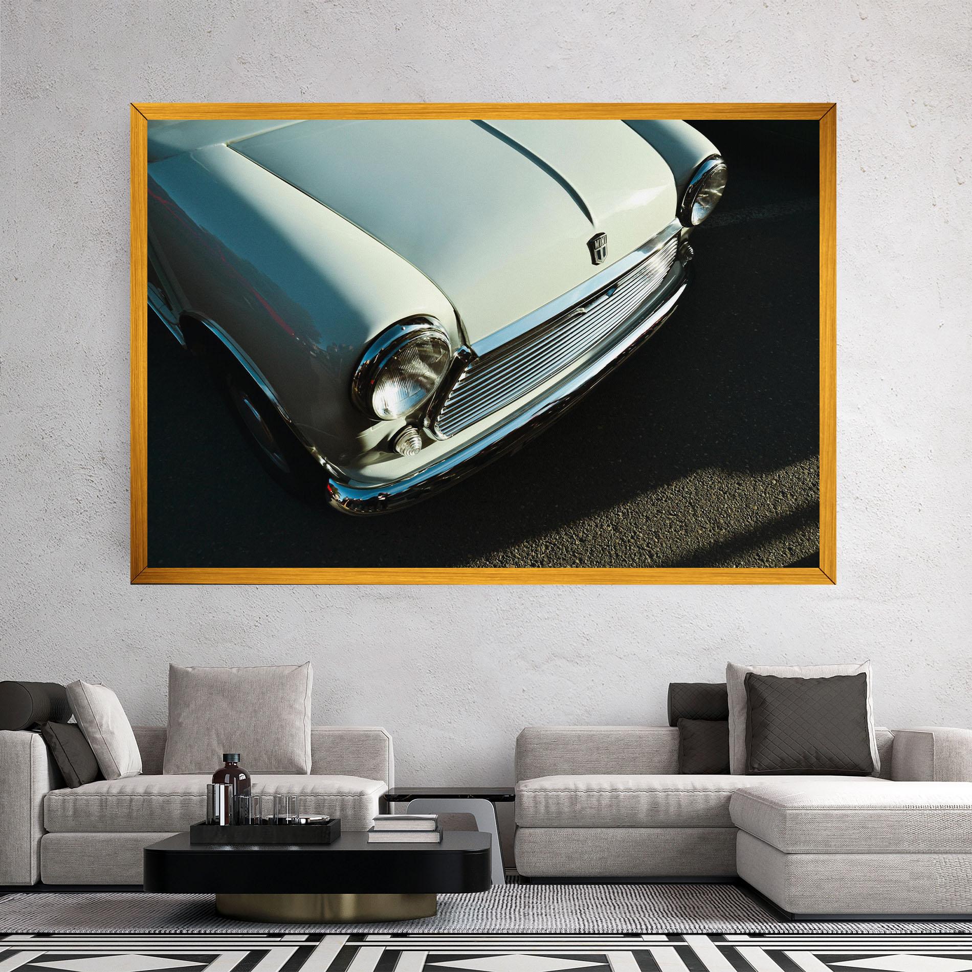 Tablou Canvas Light Blue Car mockup 2