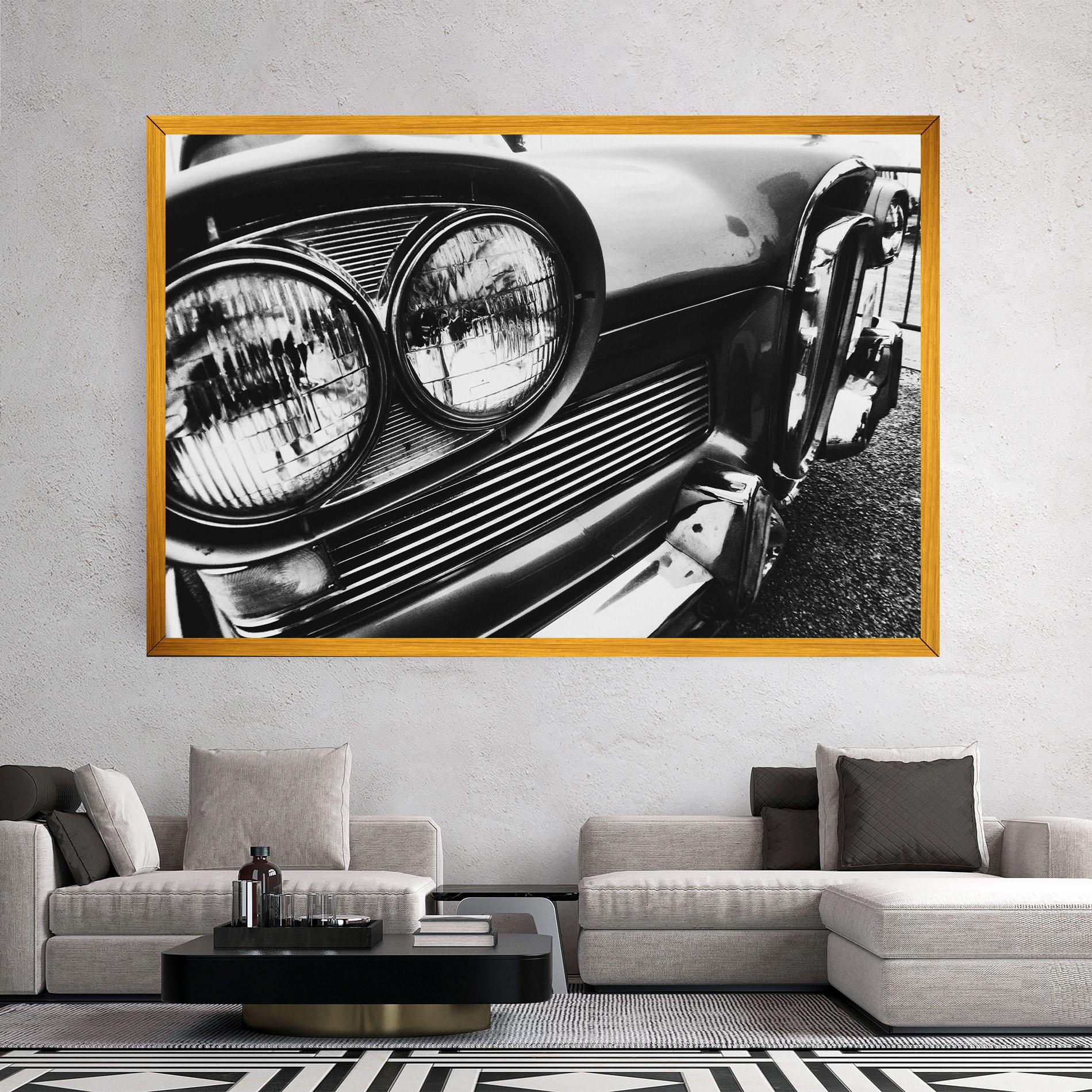 Tablou Canvas Old Closeup Car mockup 2