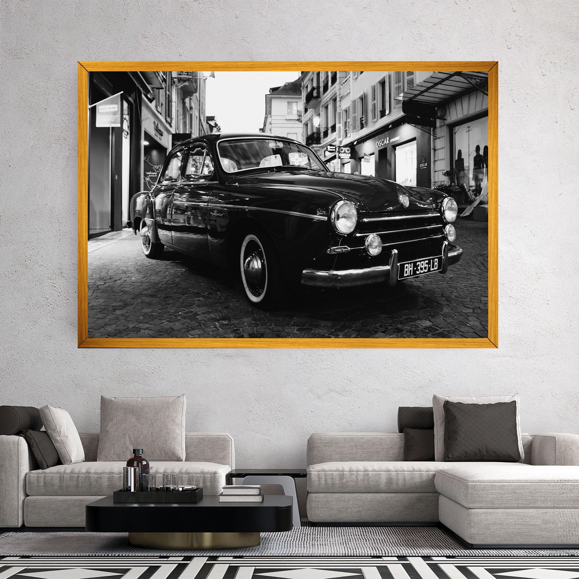 Tablou Canvas Pretty Black Car mockup 2