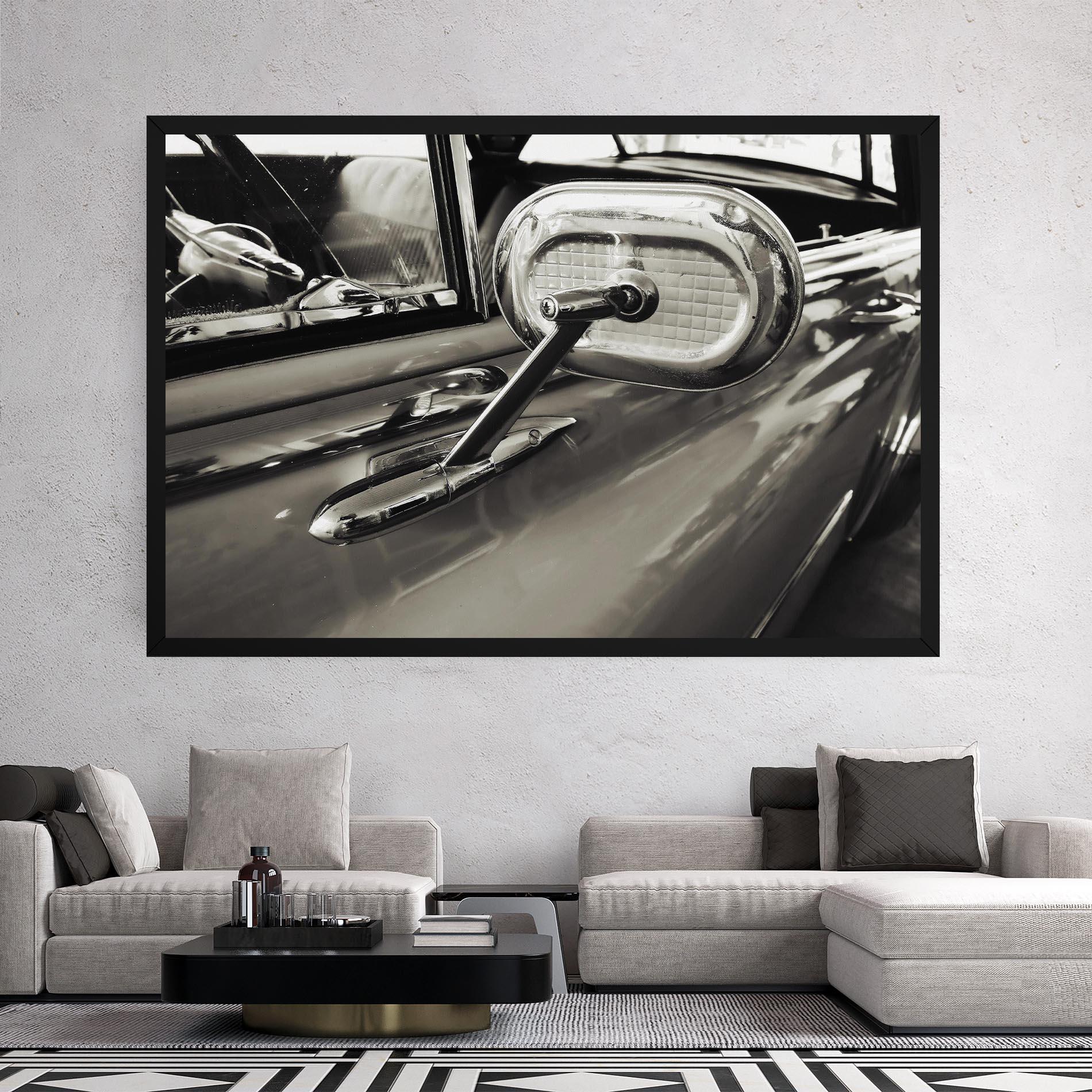 Tablou Canvas Close Up Grey Car mockup 2