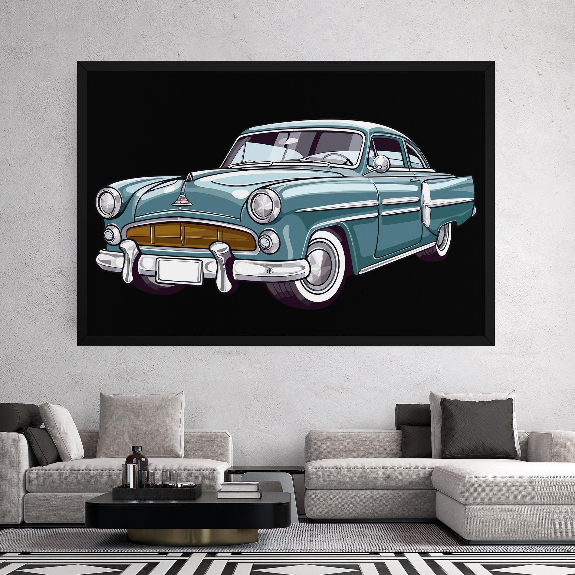 Tablou Canvas Ford Thunderbolt mockup 2