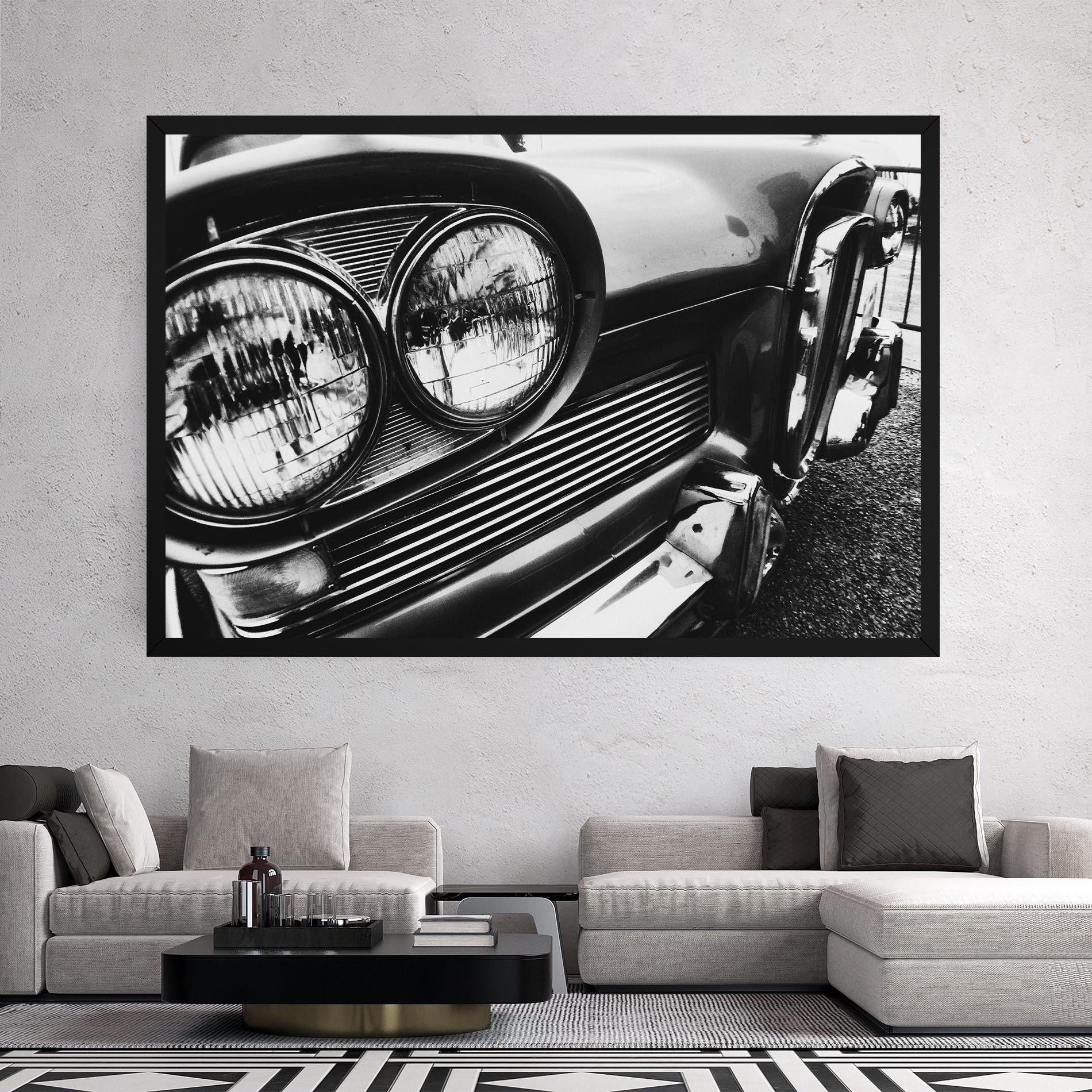 Tablou Canvas Old Closeup Car mockup 2