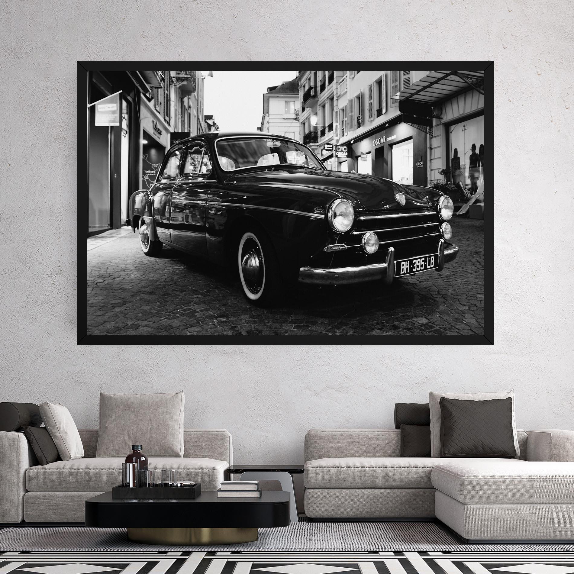 Tablou Canvas Pretty Black Car mockup 2