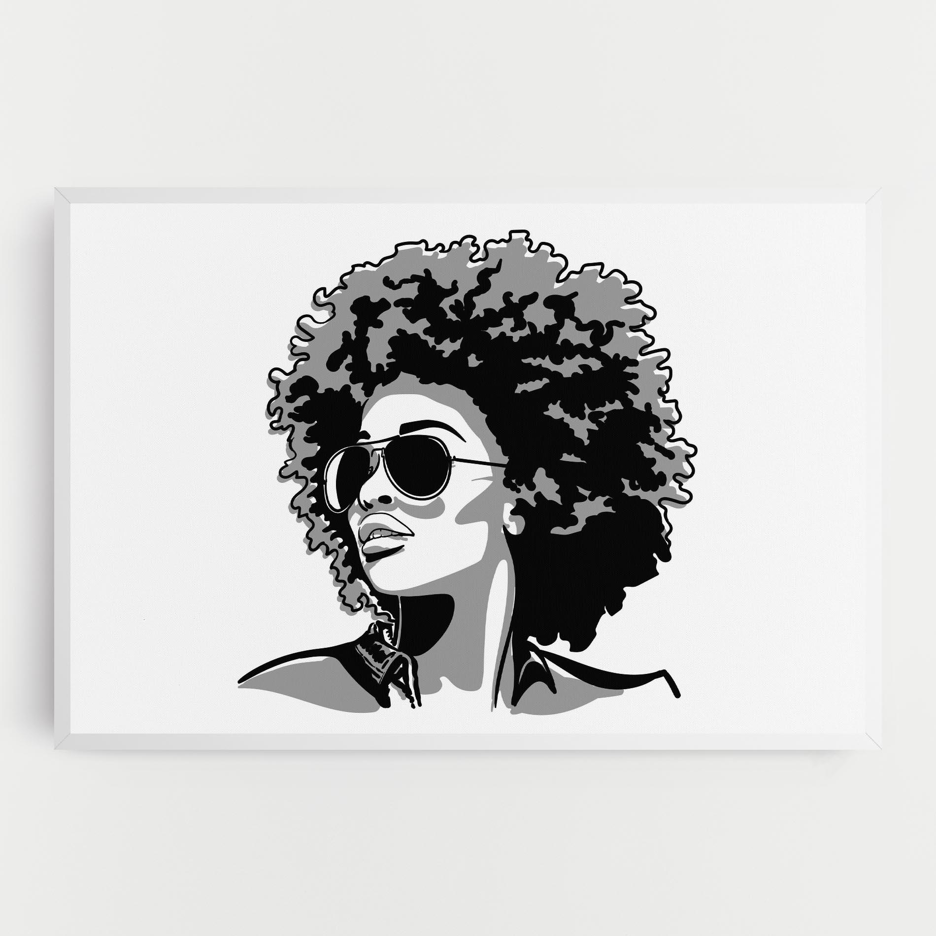 Tablou Canvas Black Grasses mockup 0